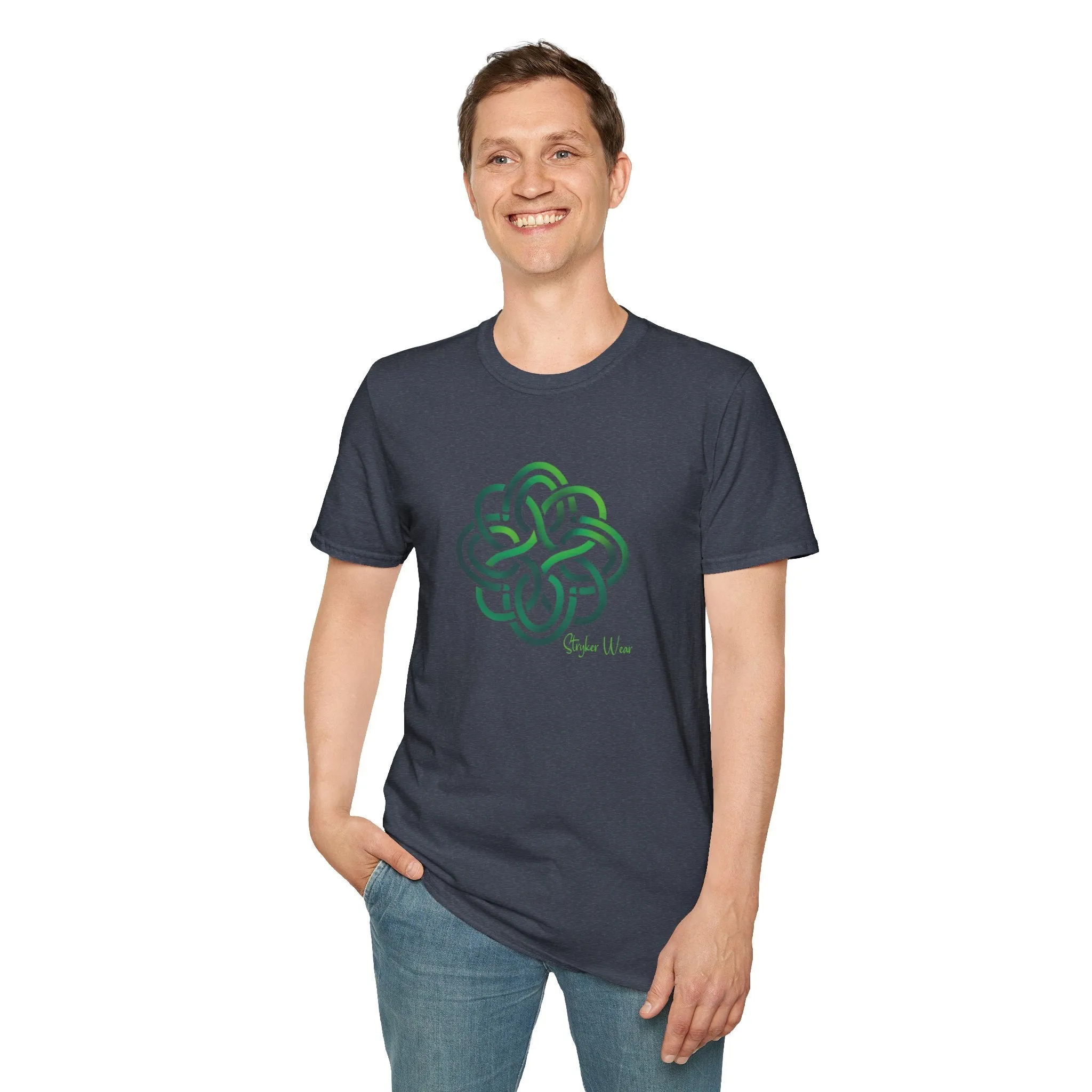 Celtic Style Knot Art | Unisex Softstyle T-Shirt