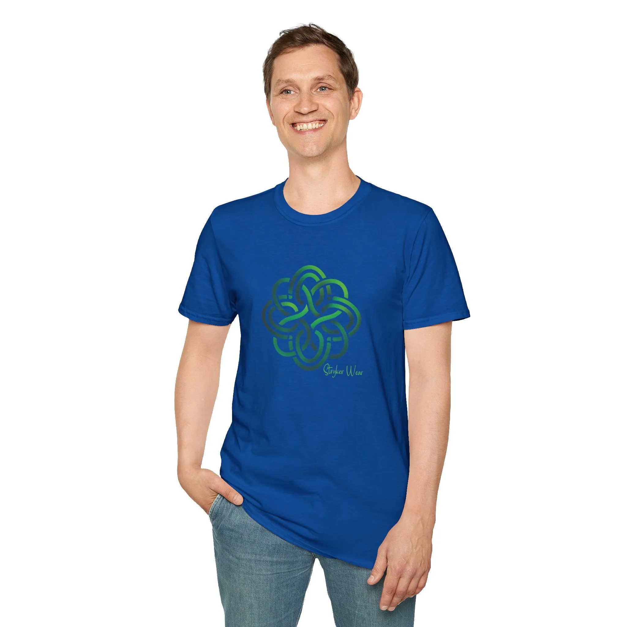 Celtic Style Knot Art | Unisex Softstyle T-Shirt