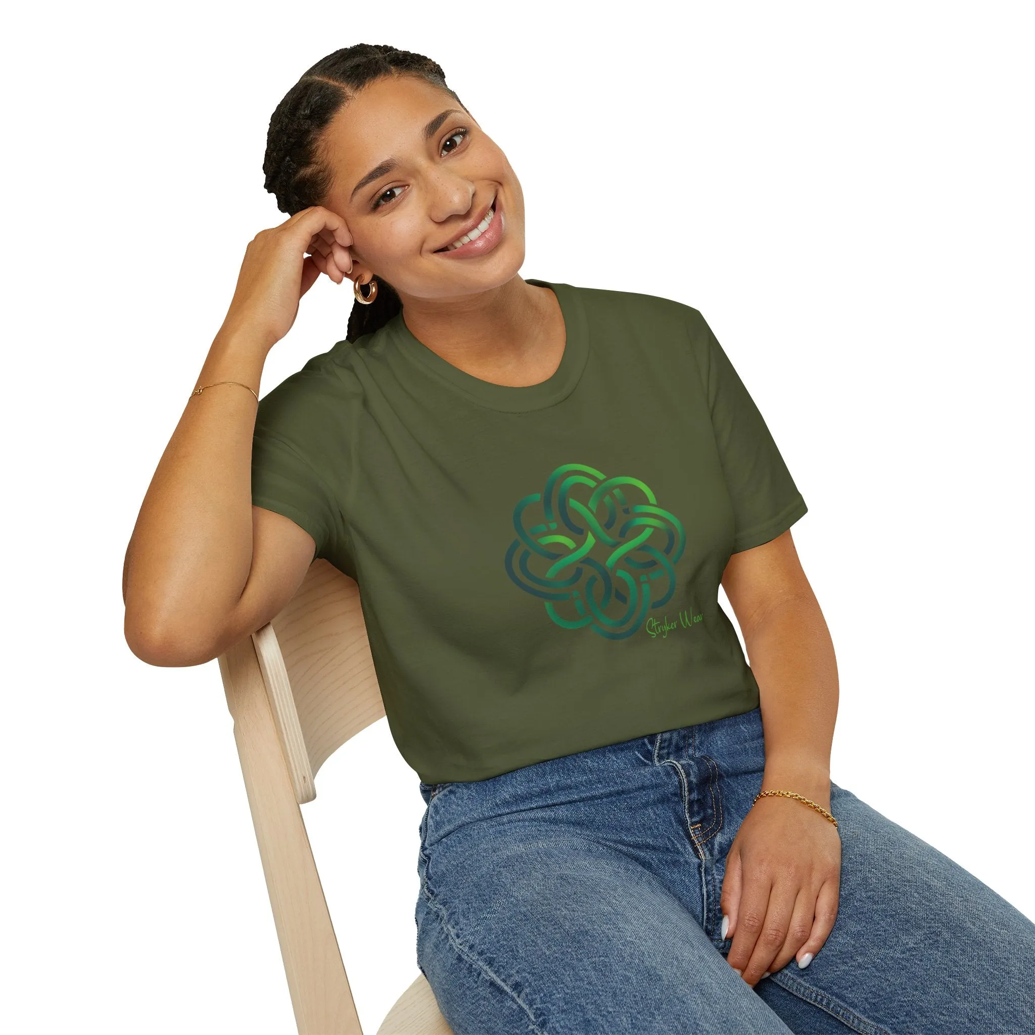 Celtic Style Knot Art | Unisex Softstyle T-Shirt