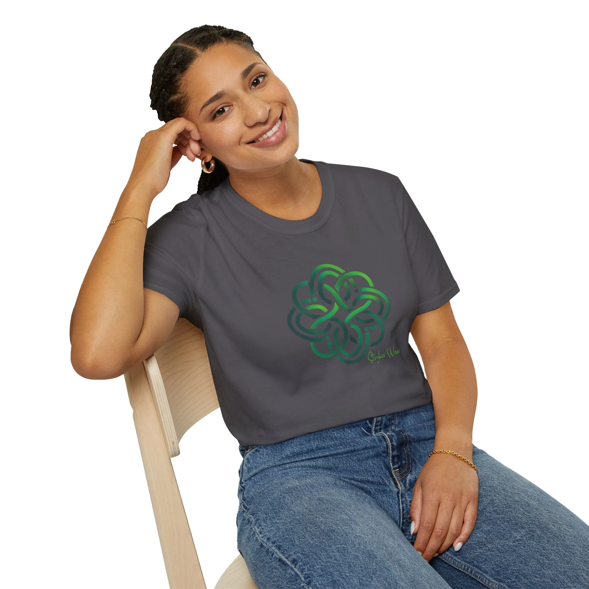 Celtic Style Knot Art | Unisex Softstyle T-Shirt
