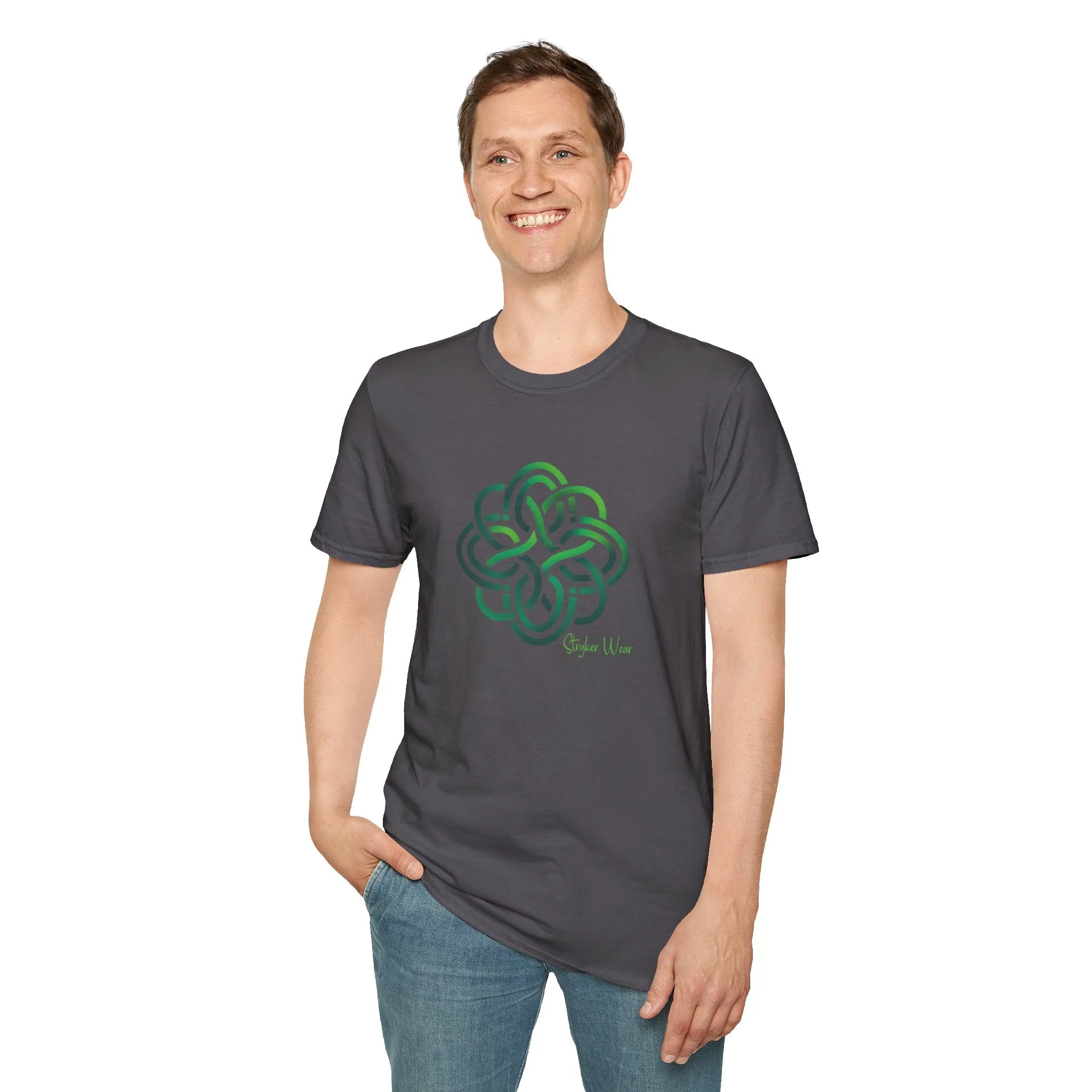 Celtic Style Knot Art | Unisex Softstyle T-Shirt