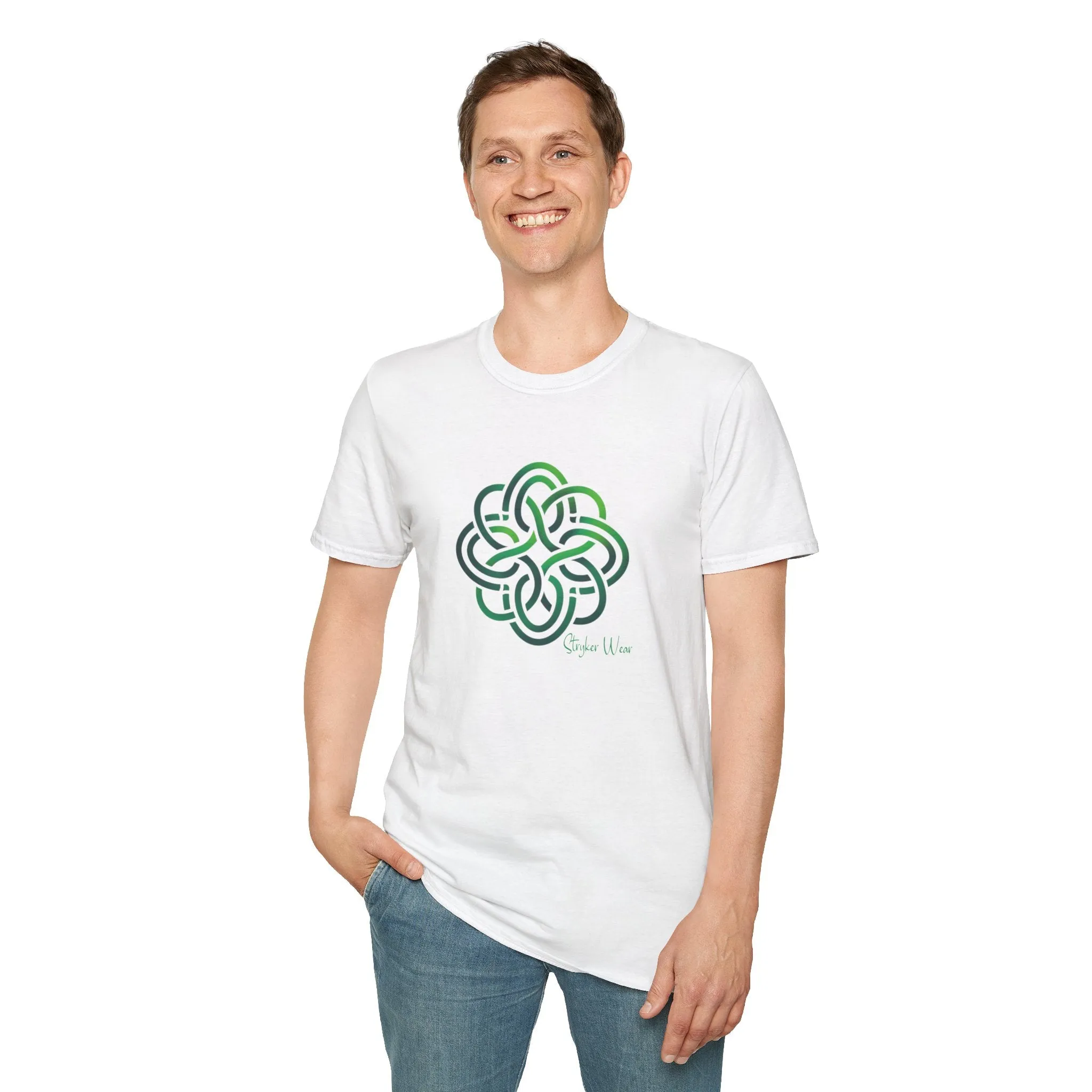 Celtic Style Knot Art | Unisex Softstyle T-Shirt