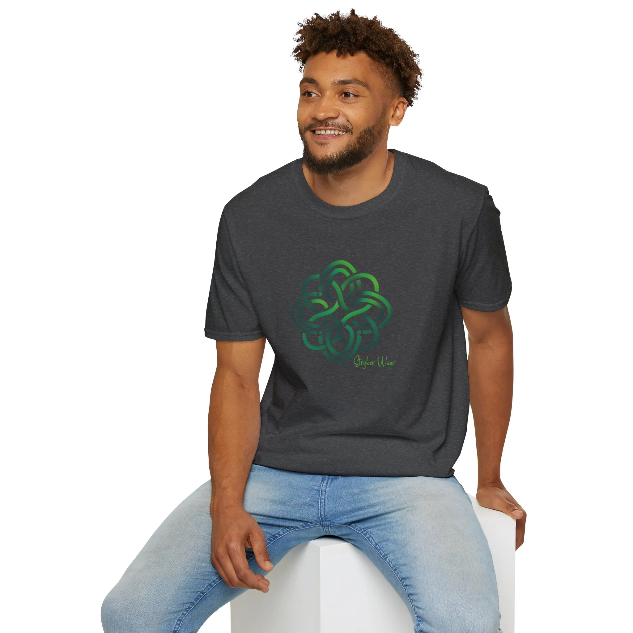 Celtic Style Knot Art | Unisex Softstyle T-Shirt