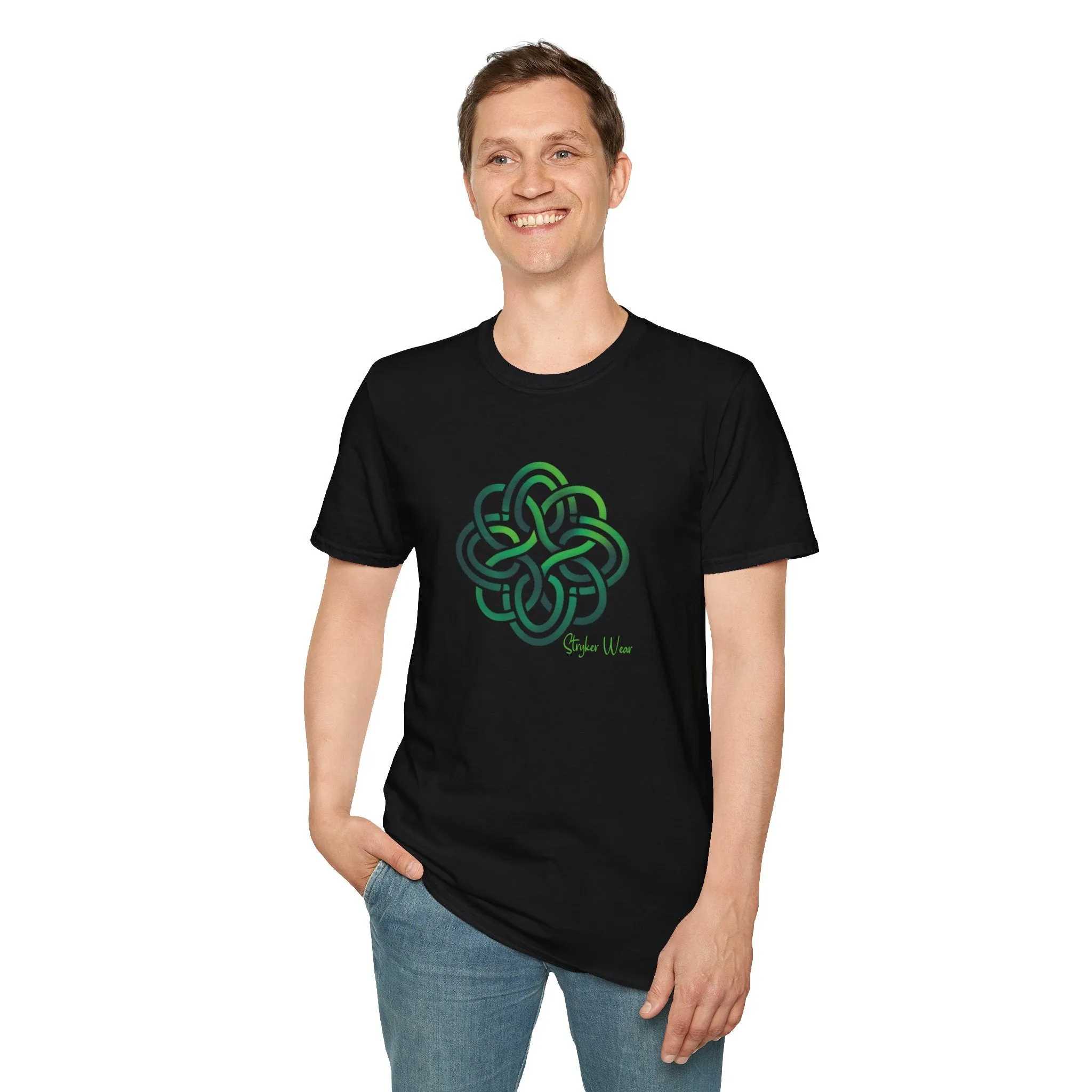 Celtic Style Knot Art | Unisex Softstyle T-Shirt