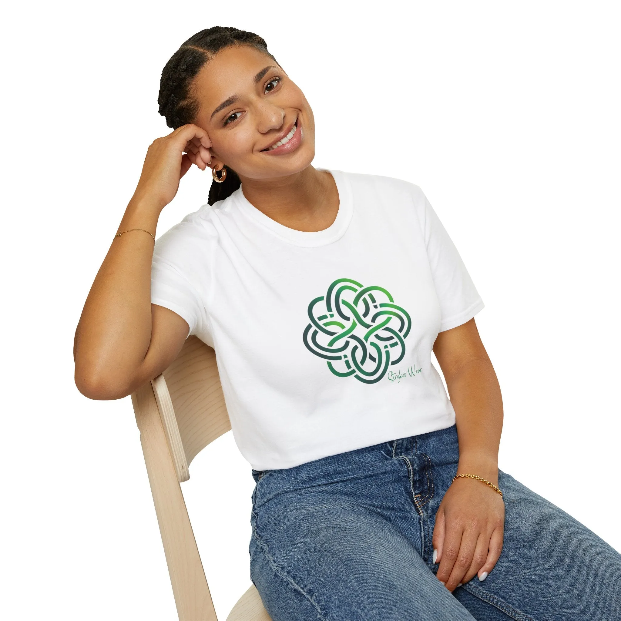 Celtic Style Knot Art | Unisex Softstyle T-Shirt