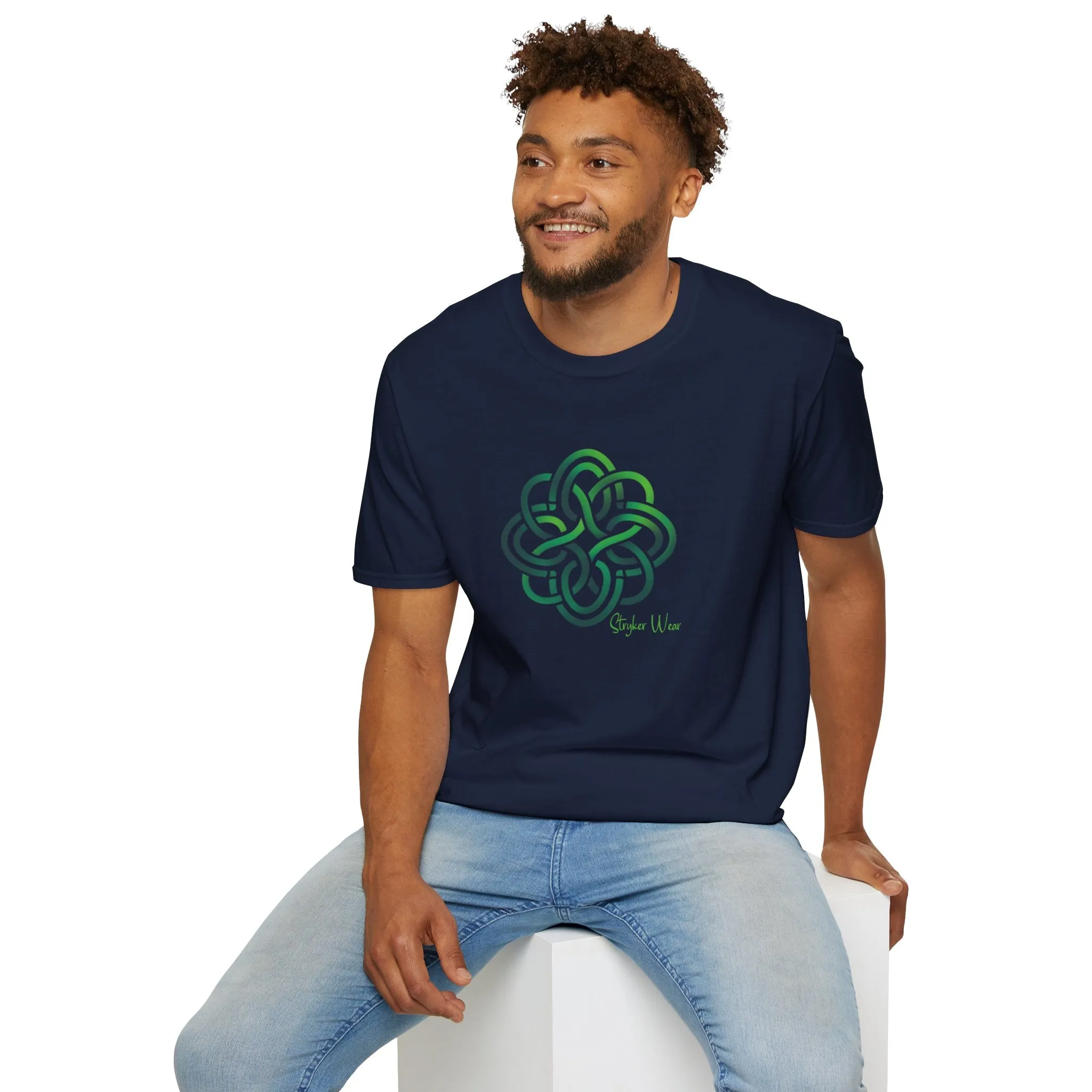 Celtic Style Knot Art | Unisex Softstyle T-Shirt