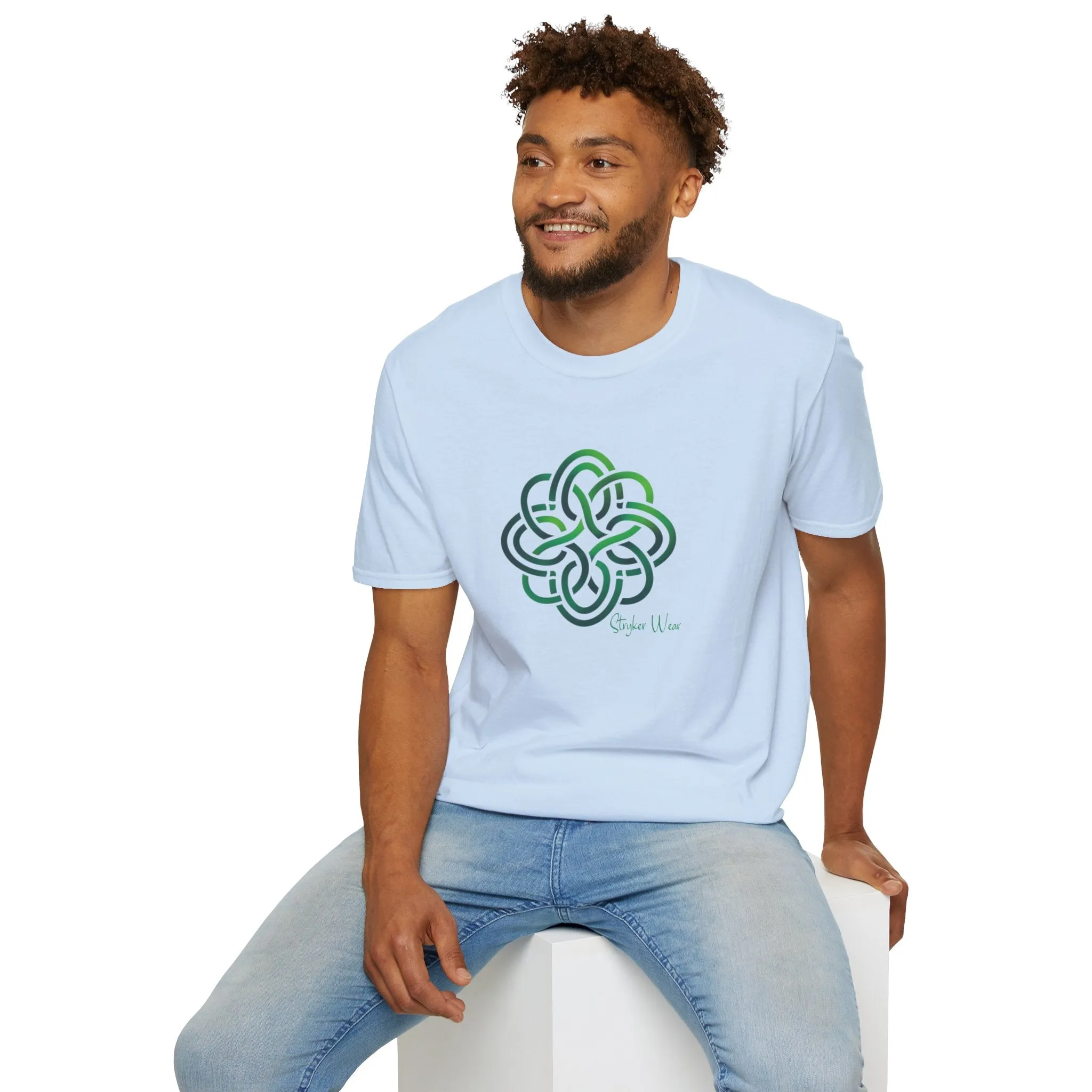 Celtic Style Knot Art | Unisex Softstyle T-Shirt