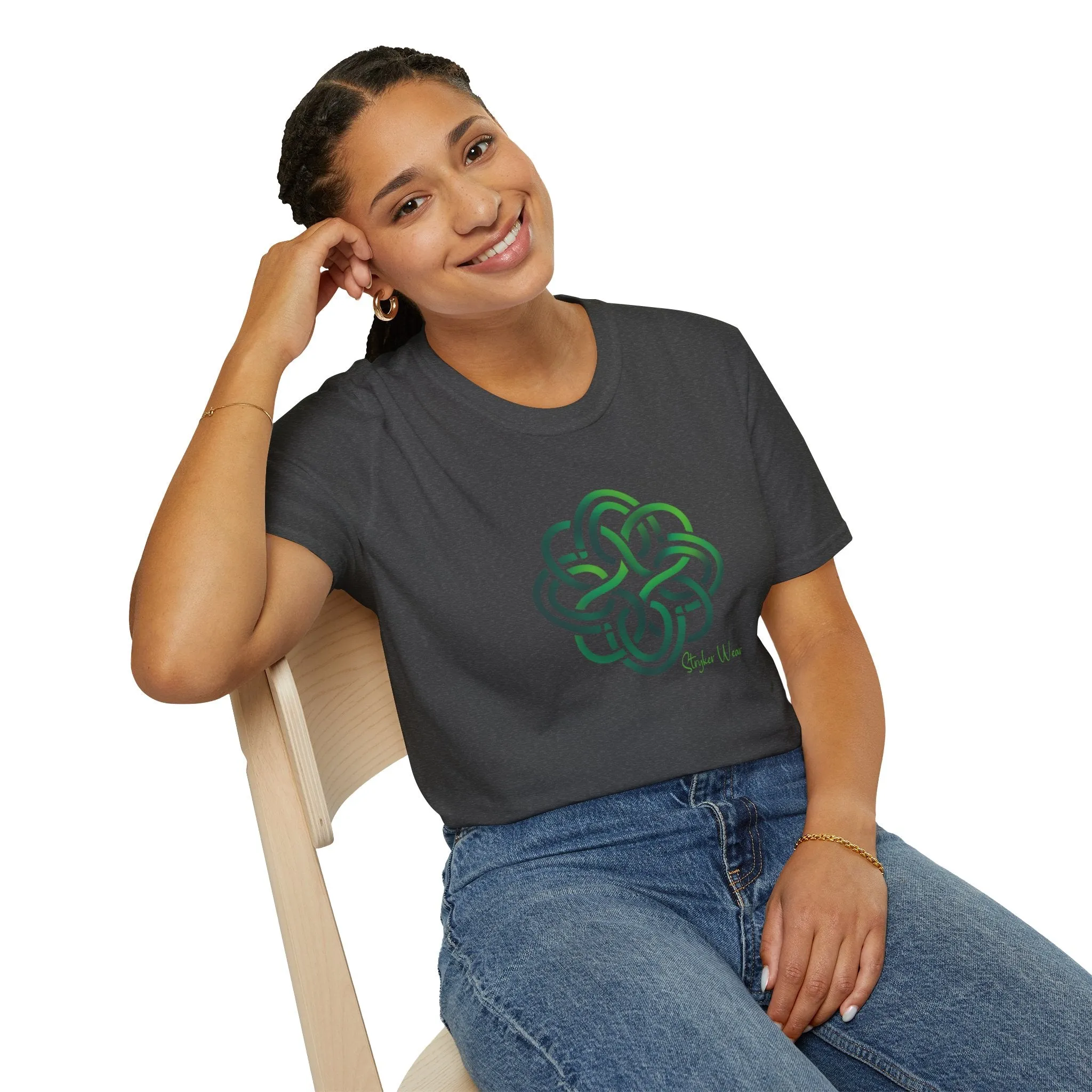 Celtic Style Knot Art | Unisex Softstyle T-Shirt