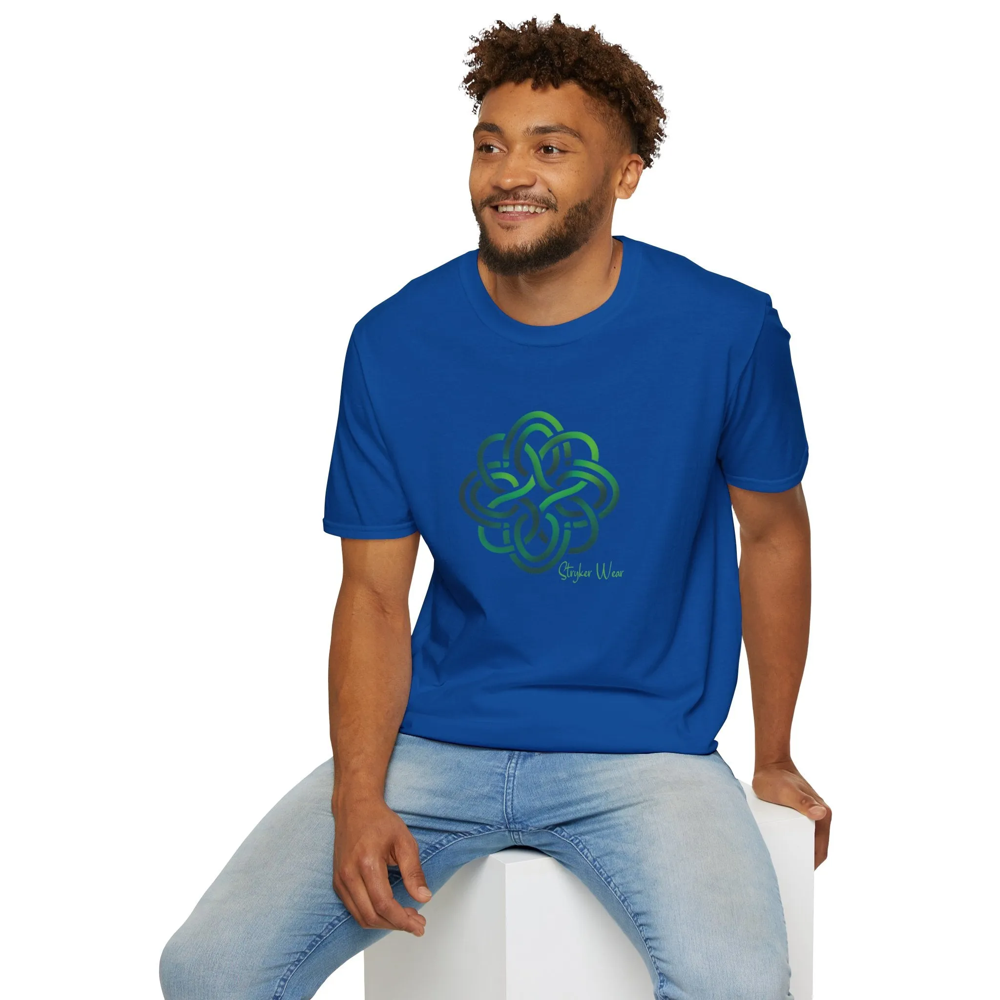 Celtic Style Knot Art | Unisex Softstyle T-Shirt