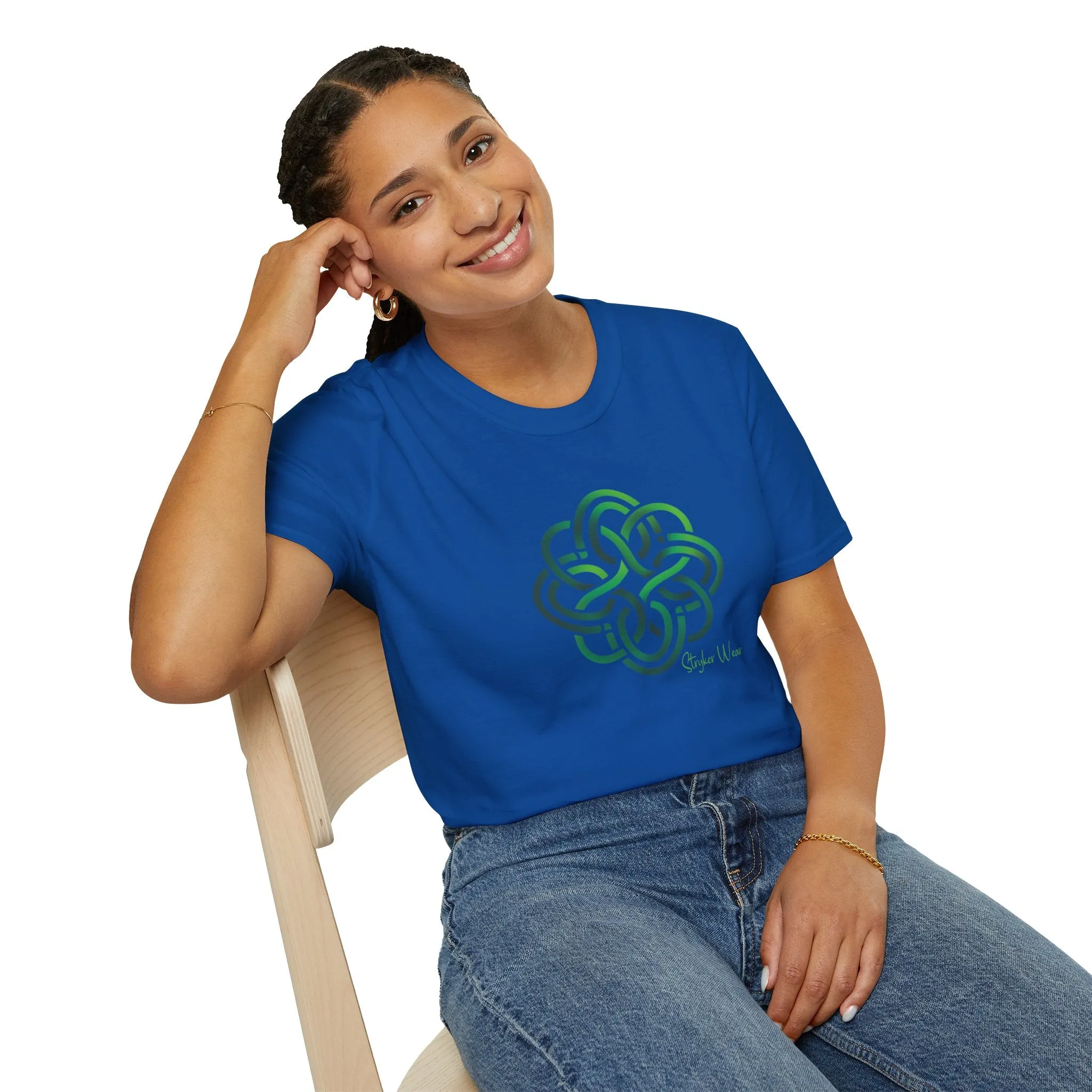 Celtic Style Knot Art | Unisex Softstyle T-Shirt