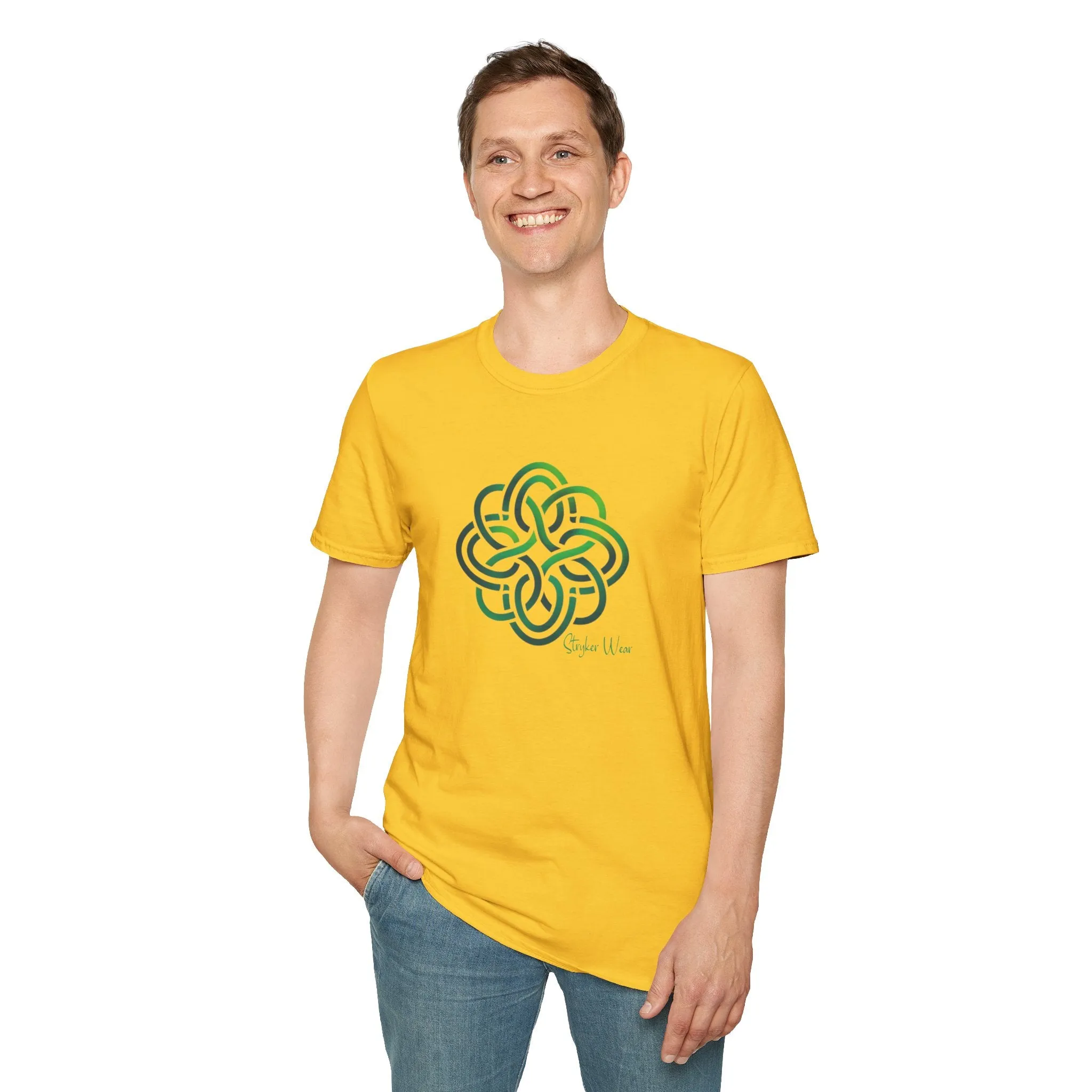 Celtic Style Knot Art | Unisex Softstyle T-Shirt