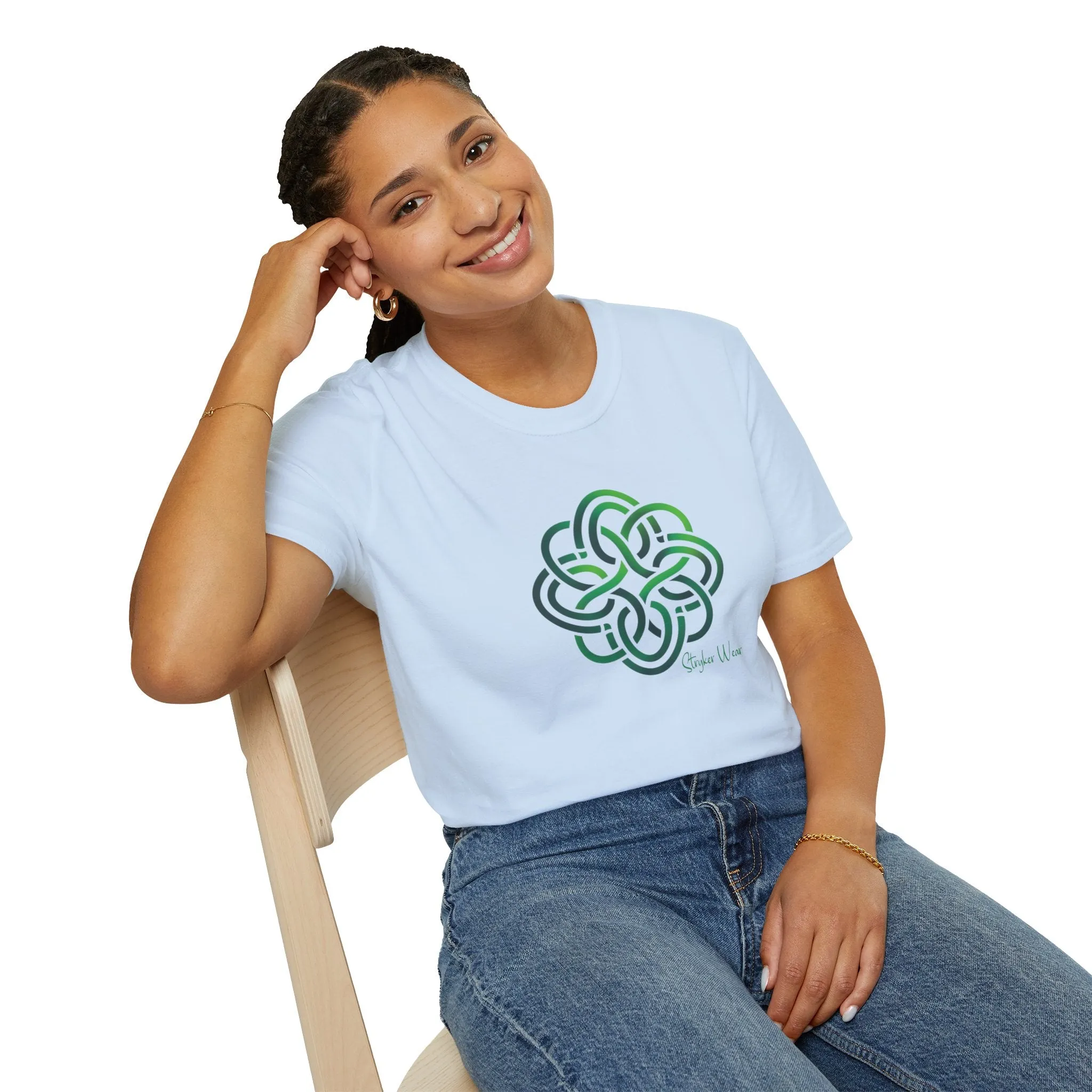 Celtic Style Knot Art | Unisex Softstyle T-Shirt