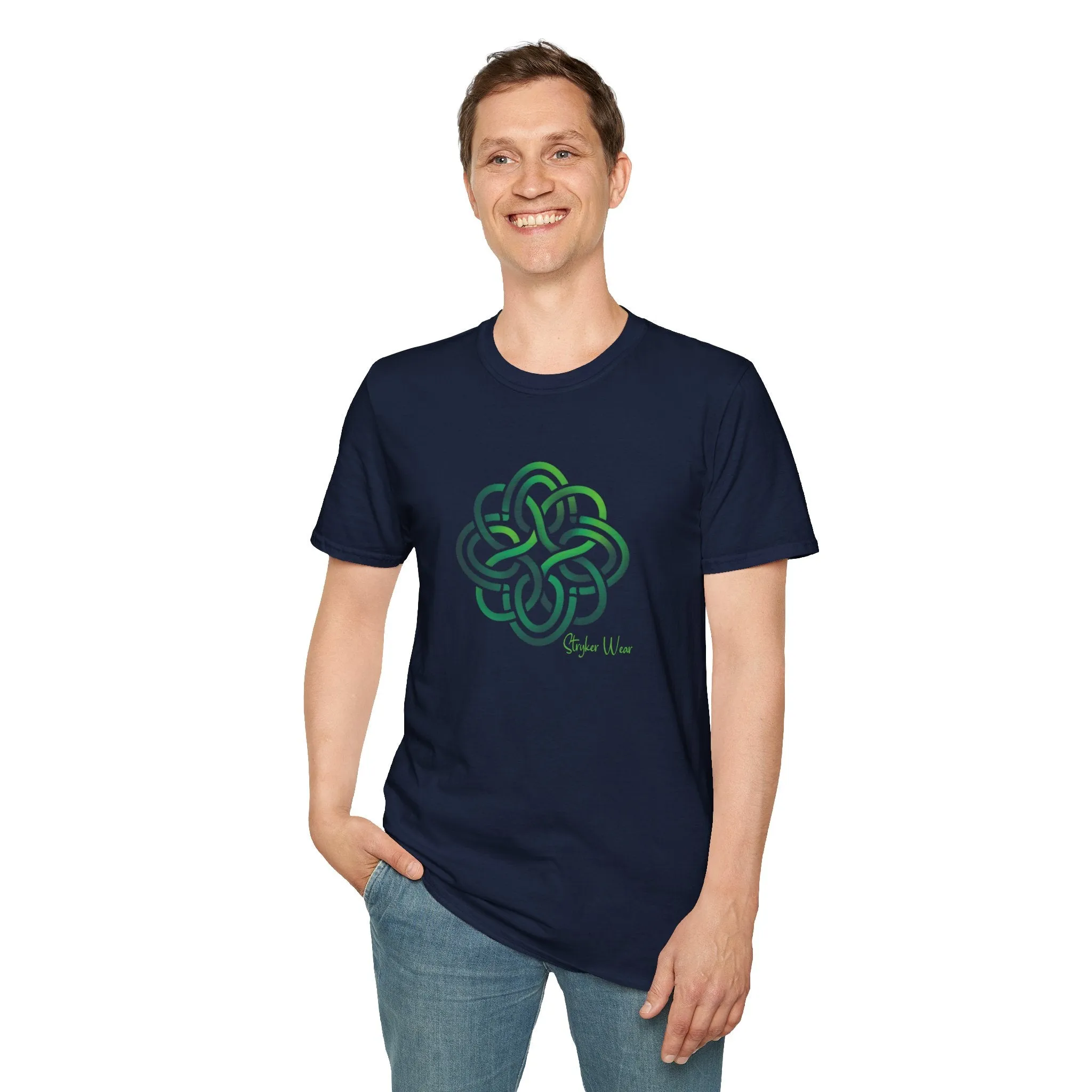 Celtic Style Knot Art | Unisex Softstyle T-Shirt