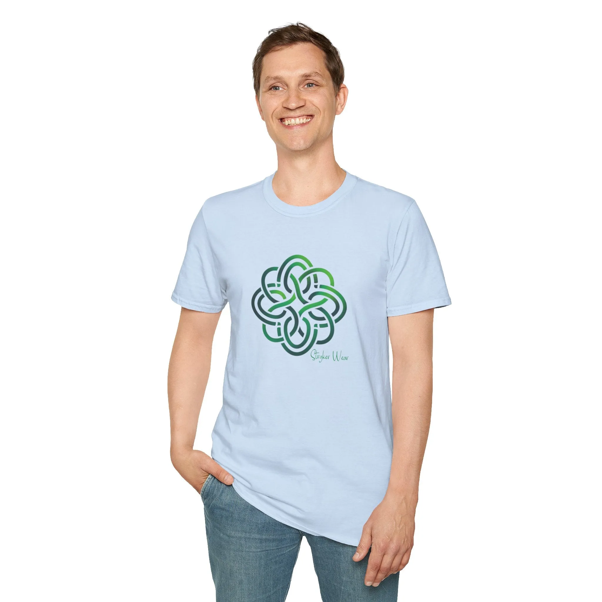 Celtic Style Knot Art | Unisex Softstyle T-Shirt