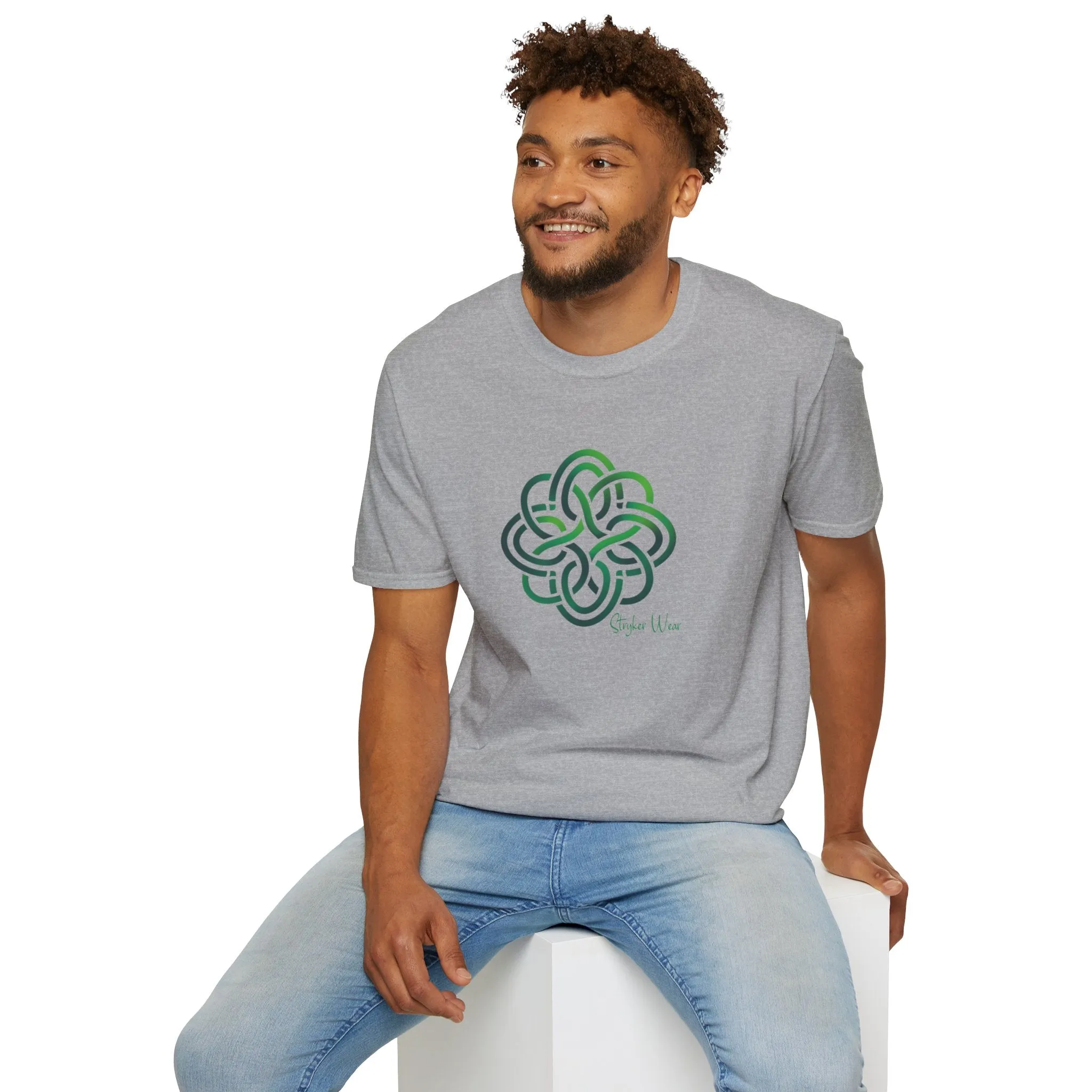 Celtic Style Knot Art | Unisex Softstyle T-Shirt