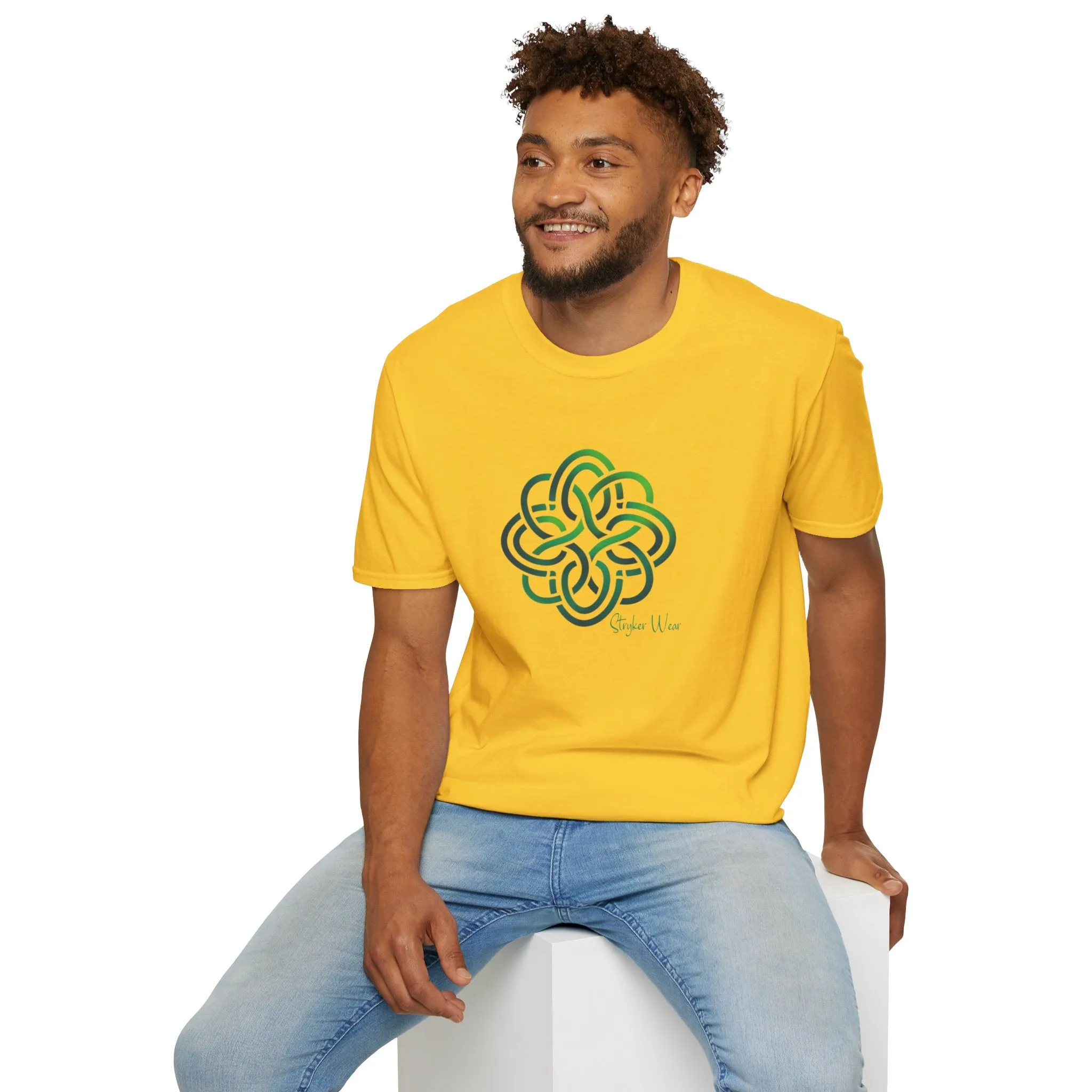 Celtic Style Knot Art | Unisex Softstyle T-Shirt