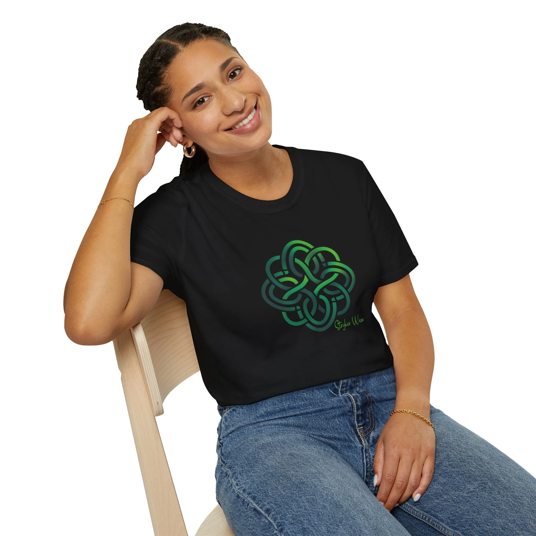 Celtic Style Knot Art | Unisex Softstyle T-Shirt
