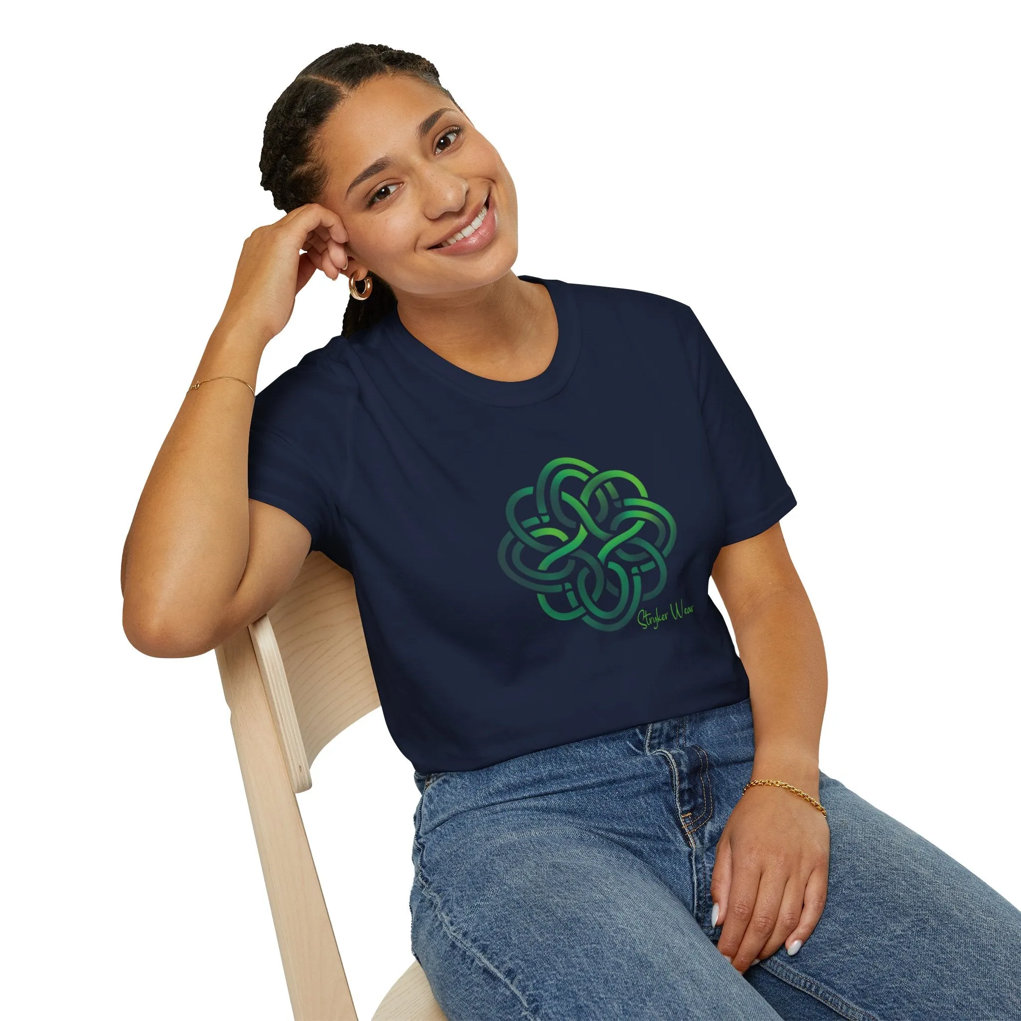 Celtic Style Knot Art | Unisex Softstyle T-Shirt