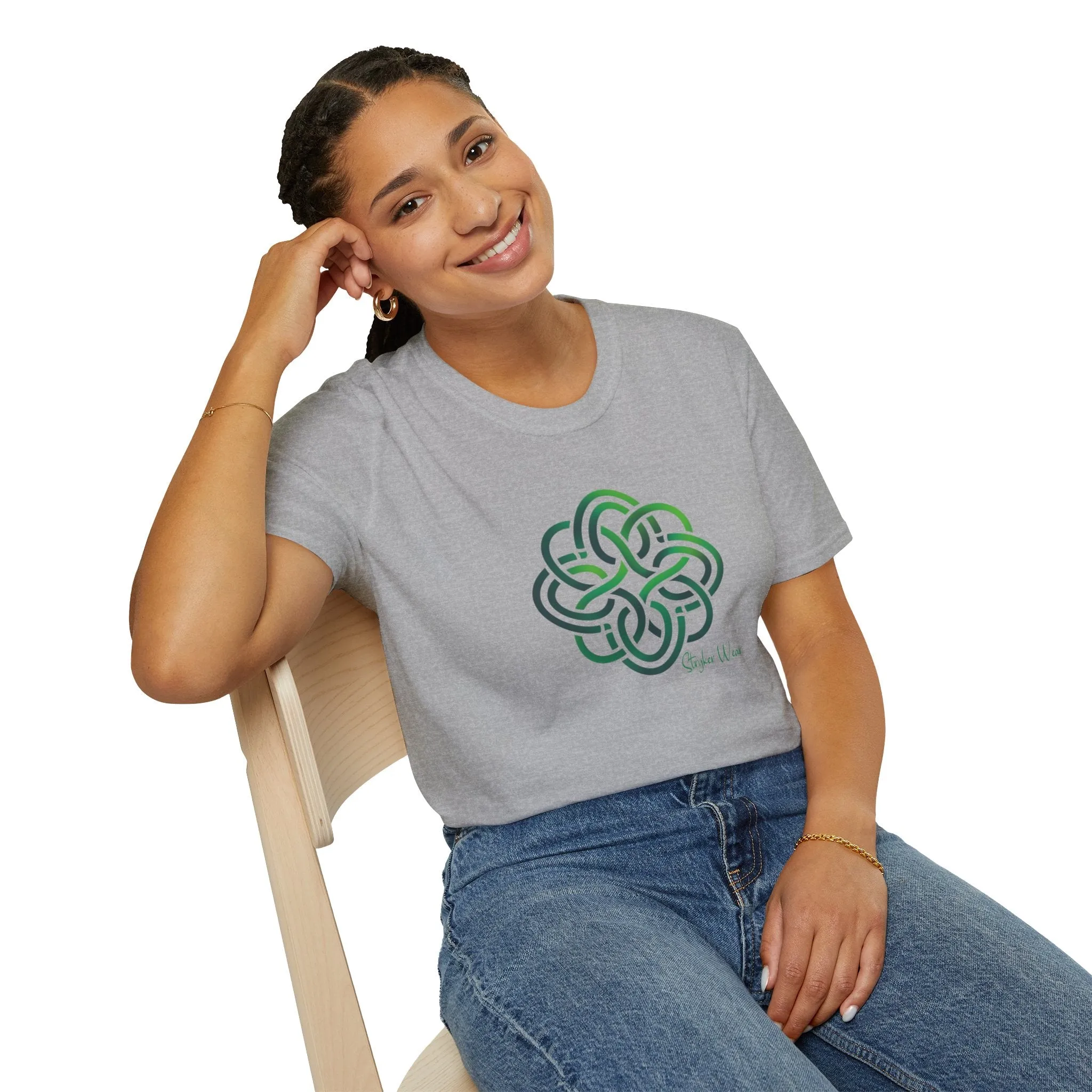 Celtic Style Knot Art | Unisex Softstyle T-Shirt