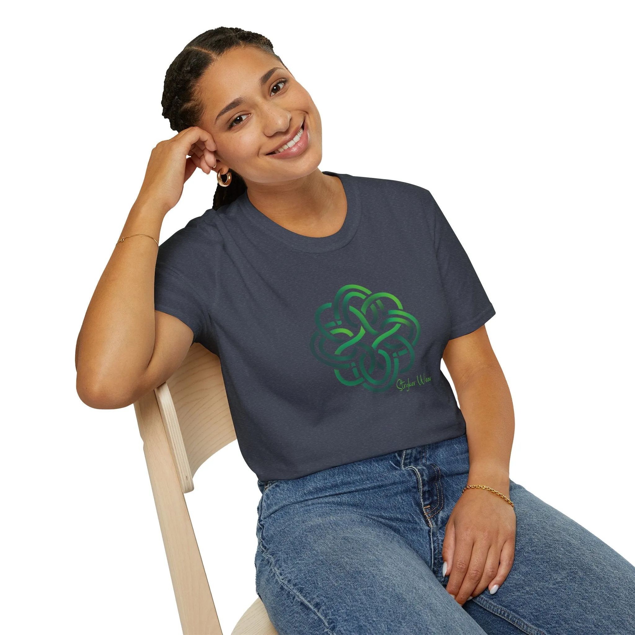 Celtic Style Knot Art | Unisex Softstyle T-Shirt