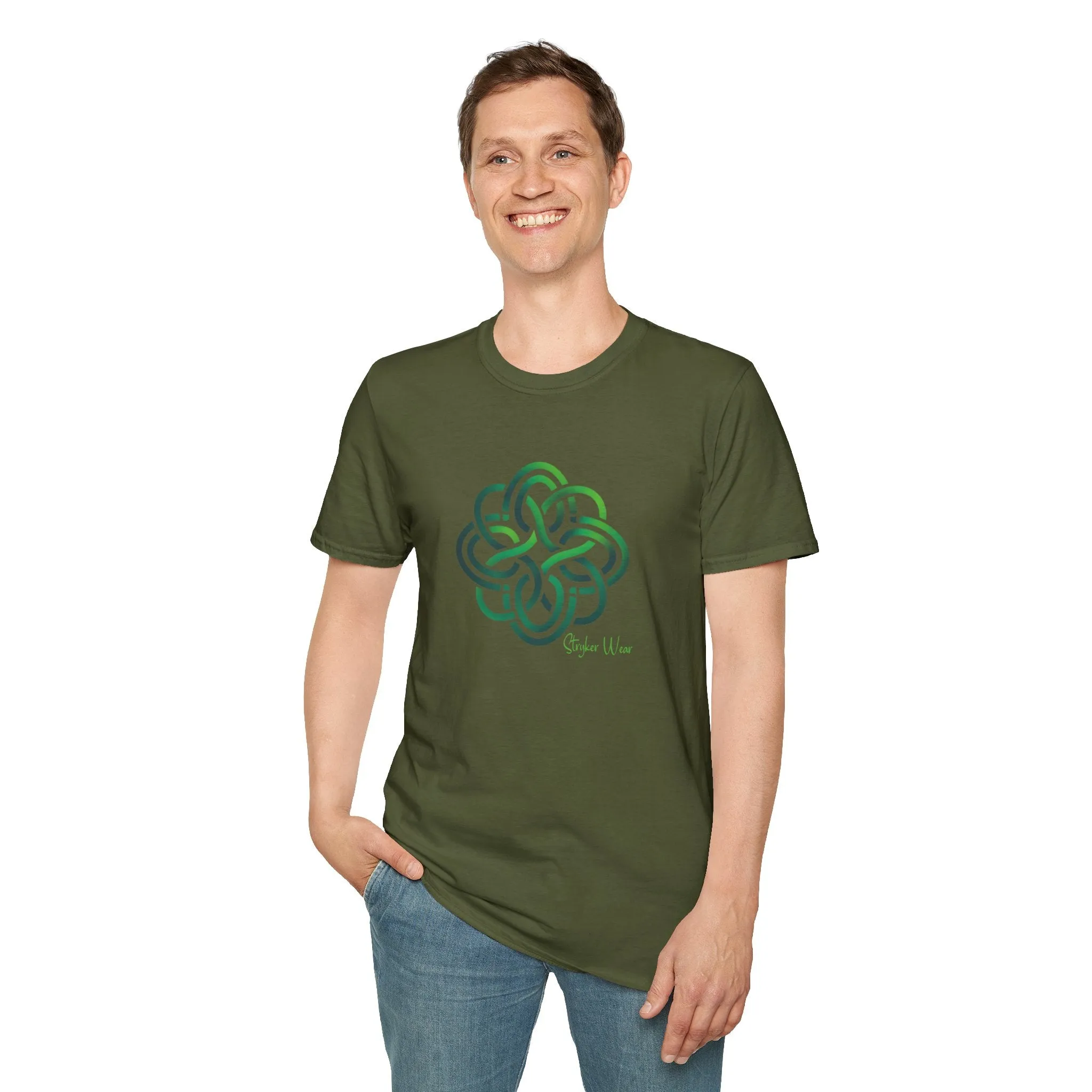 Celtic Style Knot Art | Unisex Softstyle T-Shirt
