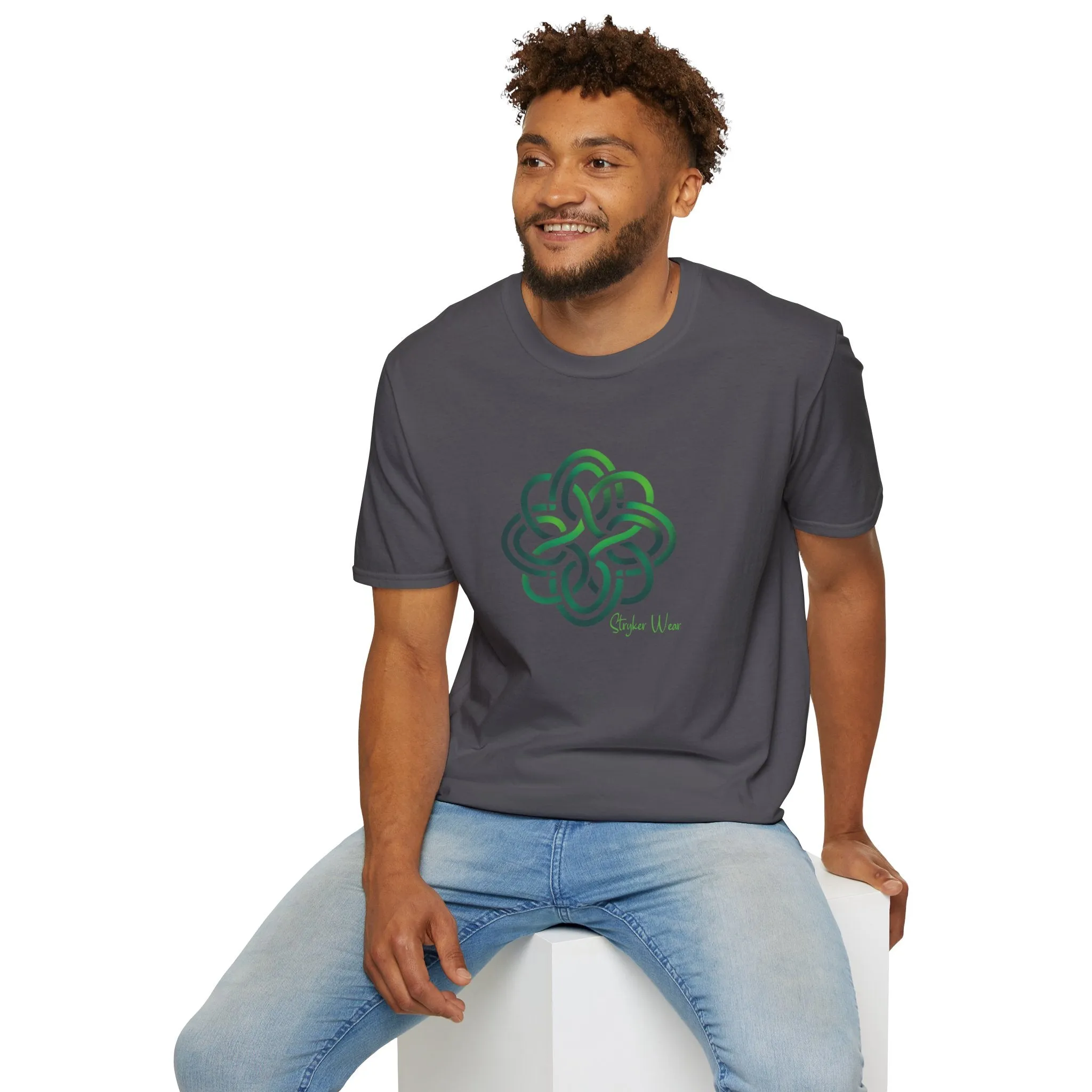 Celtic Style Knot Art | Unisex Softstyle T-Shirt