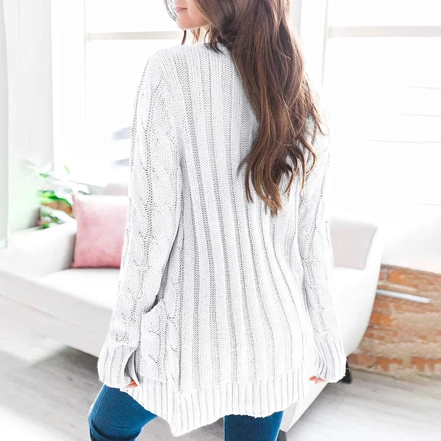 ChicCrate Button Up Sweaters for Women Long Sleeve Christmas Thanksgiving Halloween Cardigan Tops Dressy Casual