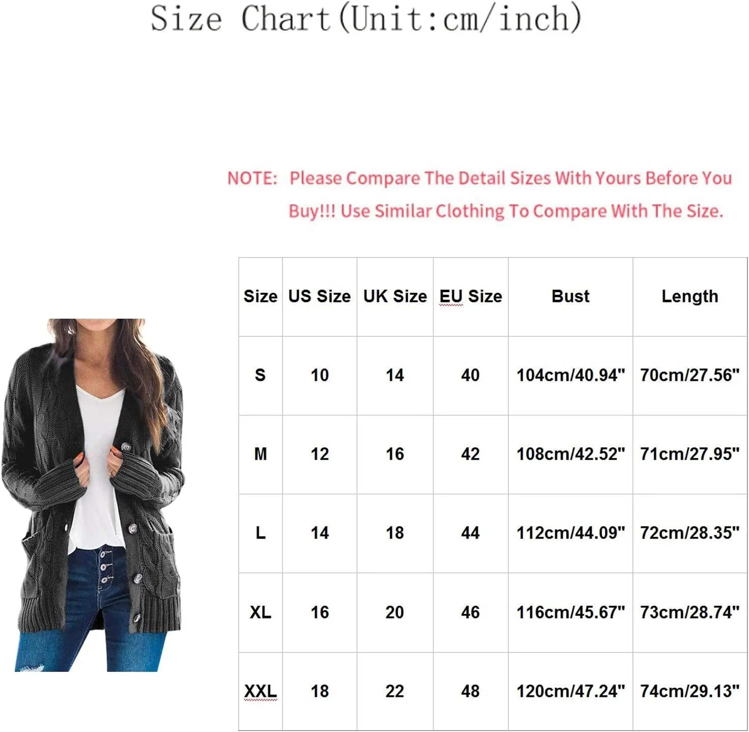 ChicCrate Button Up Sweaters for Women Long Sleeve Christmas Thanksgiving Halloween Cardigan Tops Dressy Casual