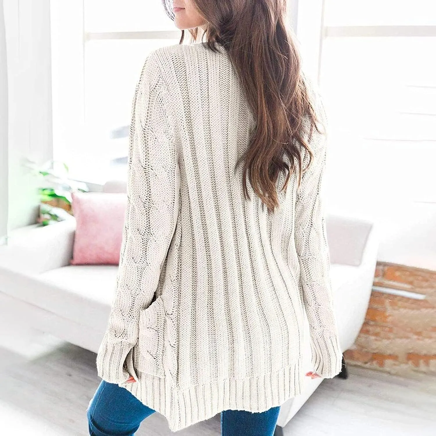 ChicCrate Button Up Sweaters for Women Long Sleeve Christmas Thanksgiving Halloween Cardigan Tops Dressy Casual