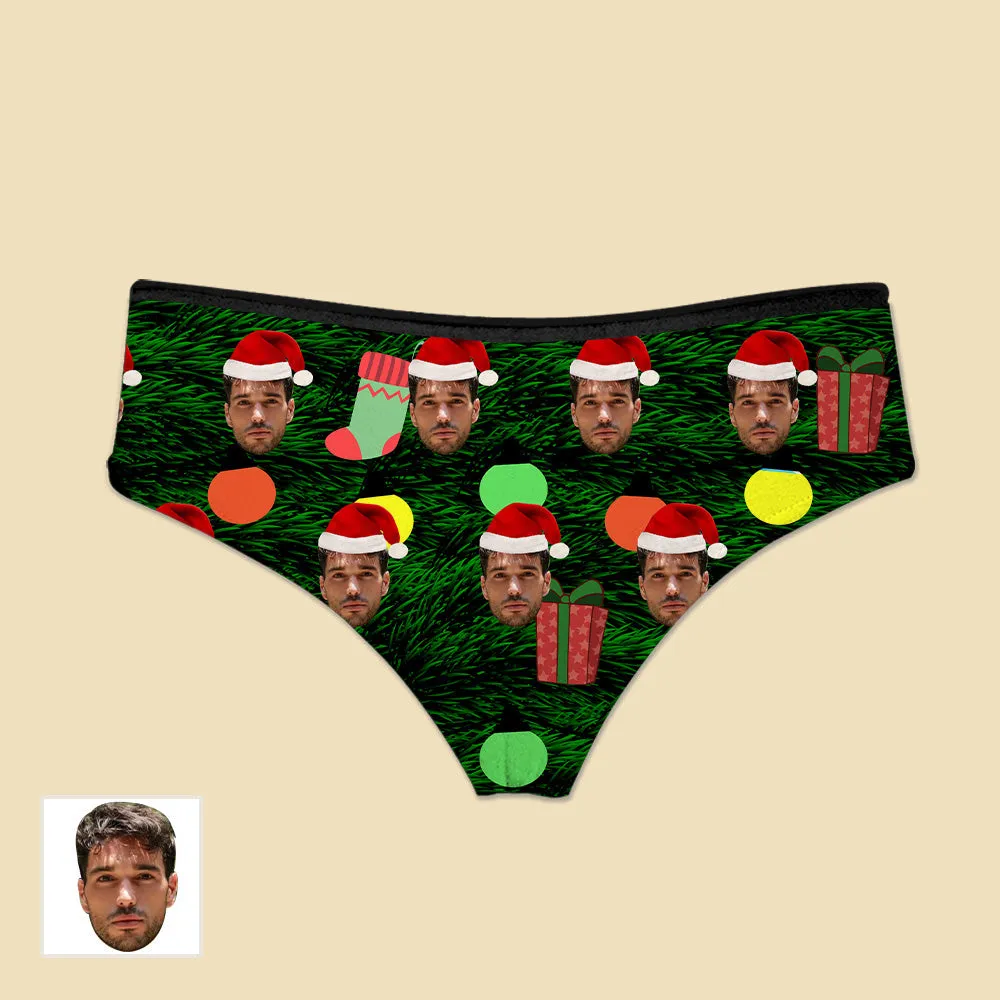 Christmas Customized Women's Panties Underwear Colored Lantern Print Festival Gift