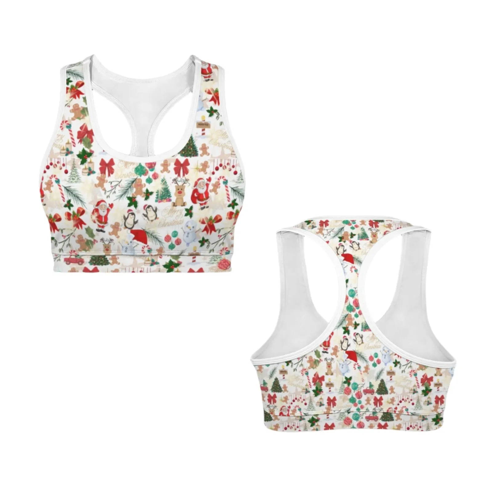 Christmas White Sports Top up to 5 XL (FWS)