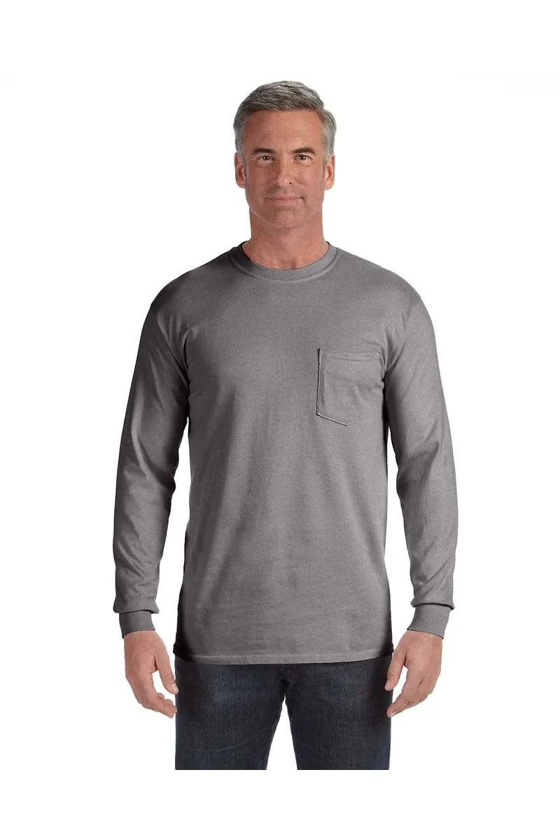 Comfort Colors C4410: Adult Heavyweight Long-Sleeve Pocket T-Shirt