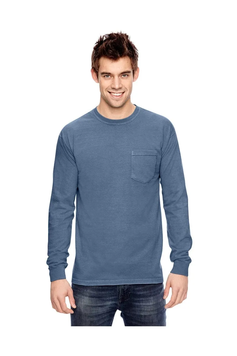 Comfort Colors C4410: Adult Heavyweight Long-Sleeve Pocket T-Shirt