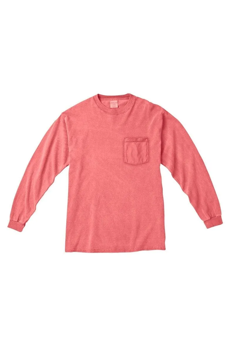 Comfort Colors C4410: Adult Heavyweight Long-Sleeve Pocket T-Shirt