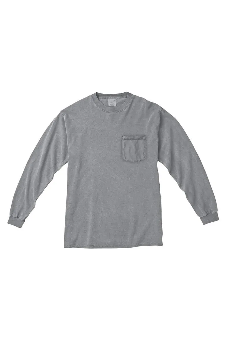 Comfort Colors C4410: Adult Heavyweight Long-Sleeve Pocket T-Shirt