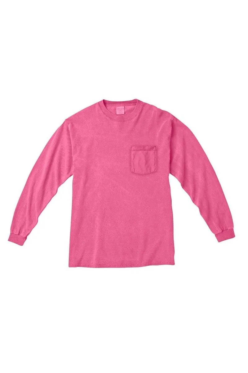 Comfort Colors C4410: Adult Heavyweight Long-Sleeve Pocket T-Shirt