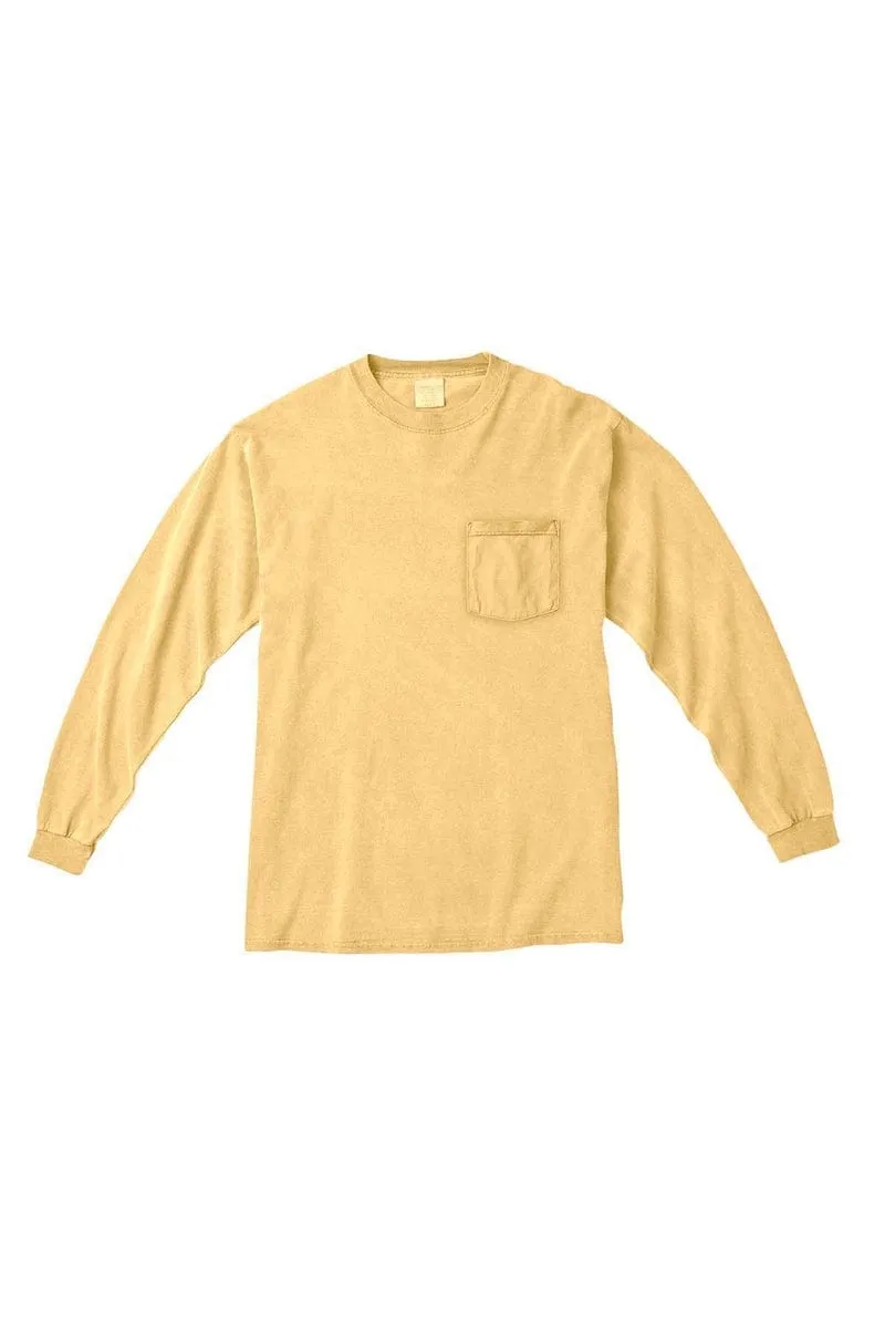 Comfort Colors C4410: Adult Heavyweight Long-Sleeve Pocket T-Shirt