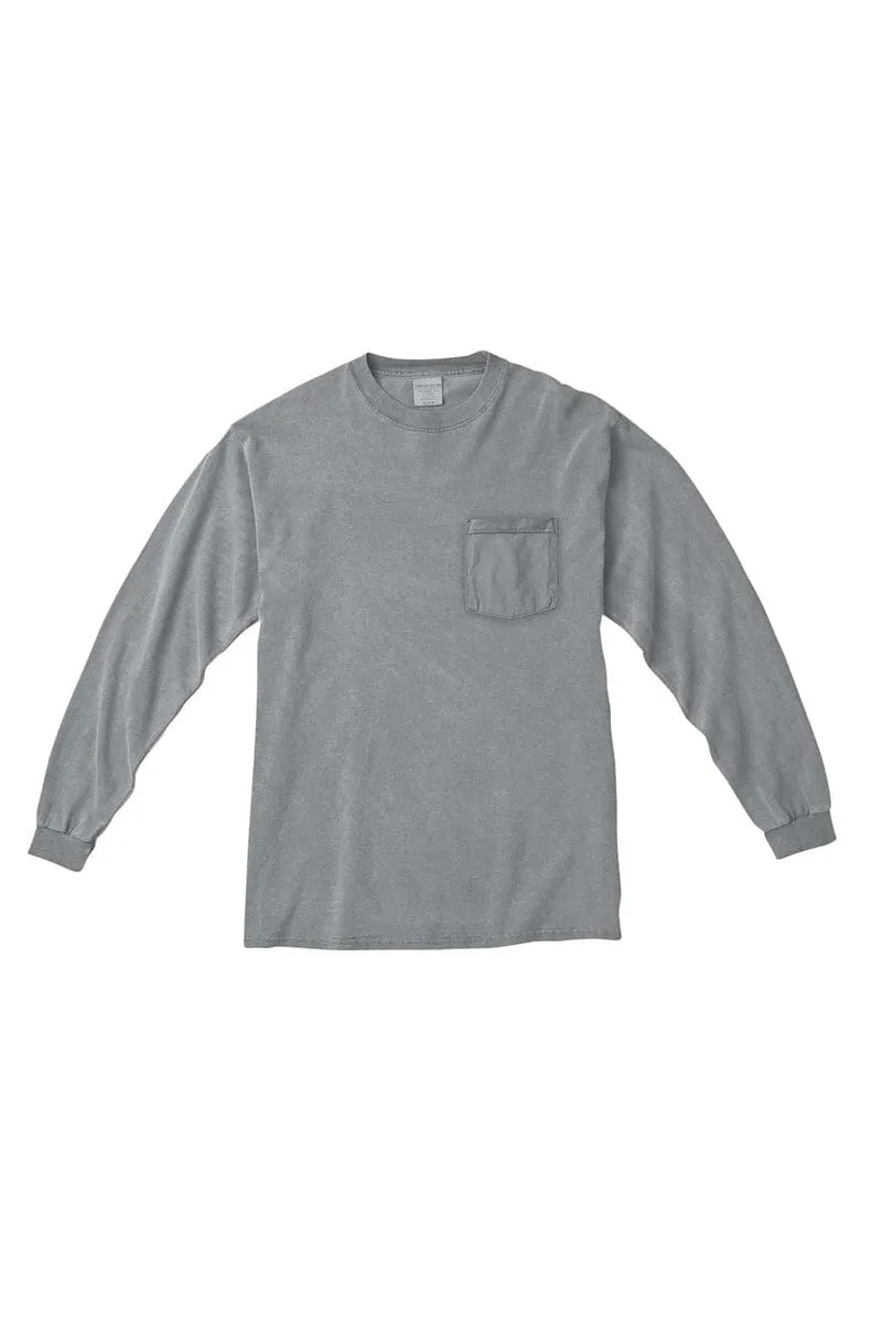Comfort Colors C4410: Adult Heavyweight Long-Sleeve Pocket T-Shirt