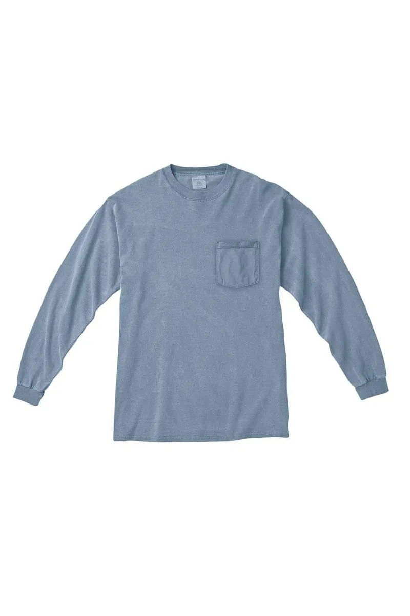 Comfort Colors C4410: Adult Heavyweight Long-Sleeve Pocket T-Shirt