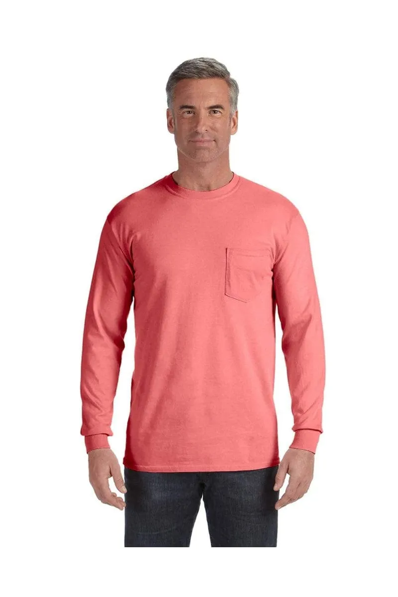 Comfort Colors C4410: Adult Heavyweight Long-Sleeve Pocket T-Shirt