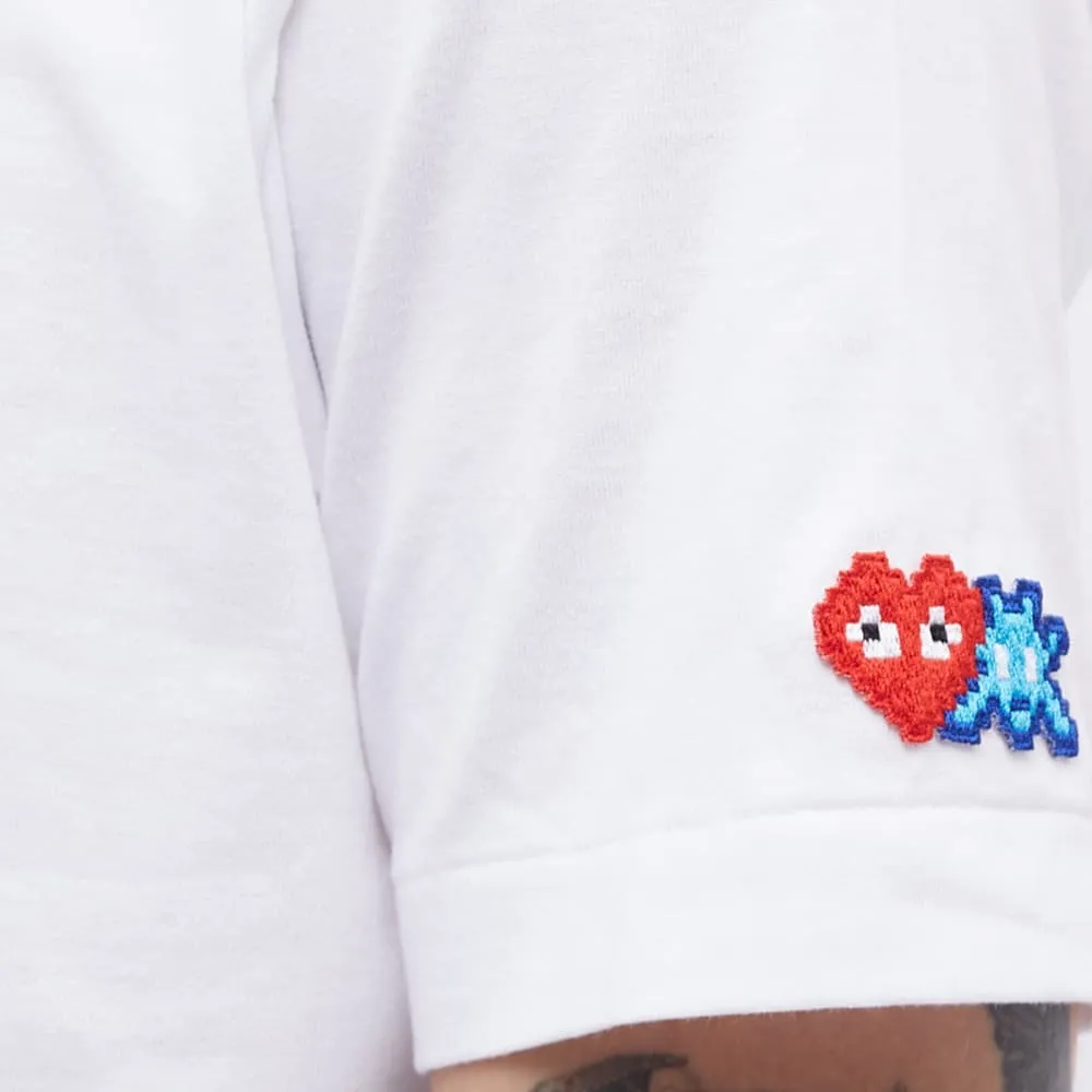 Comme des Garçons Play Invader T-shirt, white