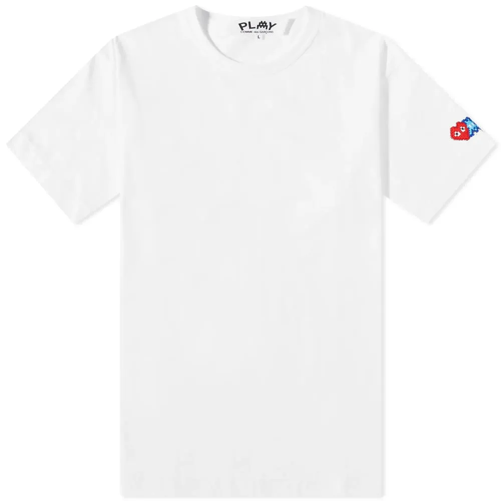 Comme des Garçons Play Invader T-shirt, white