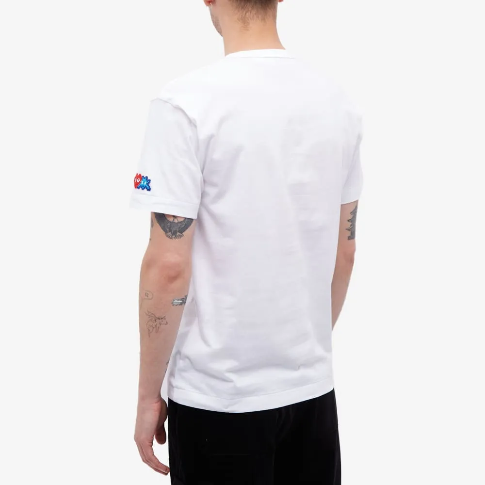 Comme des Garçons Play Invader T-shirt, white