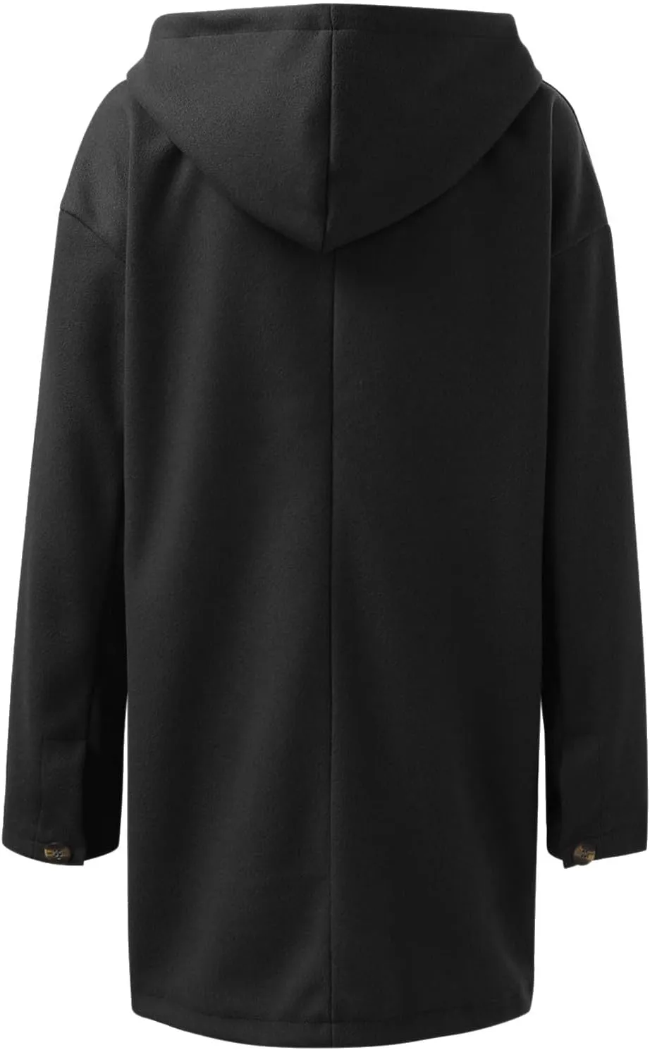 cooki Wool Coats for Women Long Women Fuzzy Fleece Winter Cardigan Jackets Trench Coats Lapel Collar Button Down Peacoat