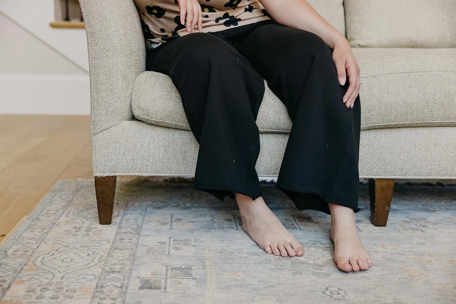 Copper Pearl Womens Wide Leg Pants: Ultra-Soft Waisted Wide Leg Pants for Women - Premium French Terry Wide Leg Sweatpants