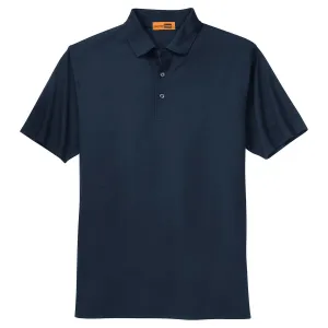 CornerStone Men's Navy Industrial Pique Polo