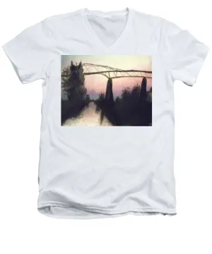 Cornwall's Bridge - Men's V-Neck T-Shirt