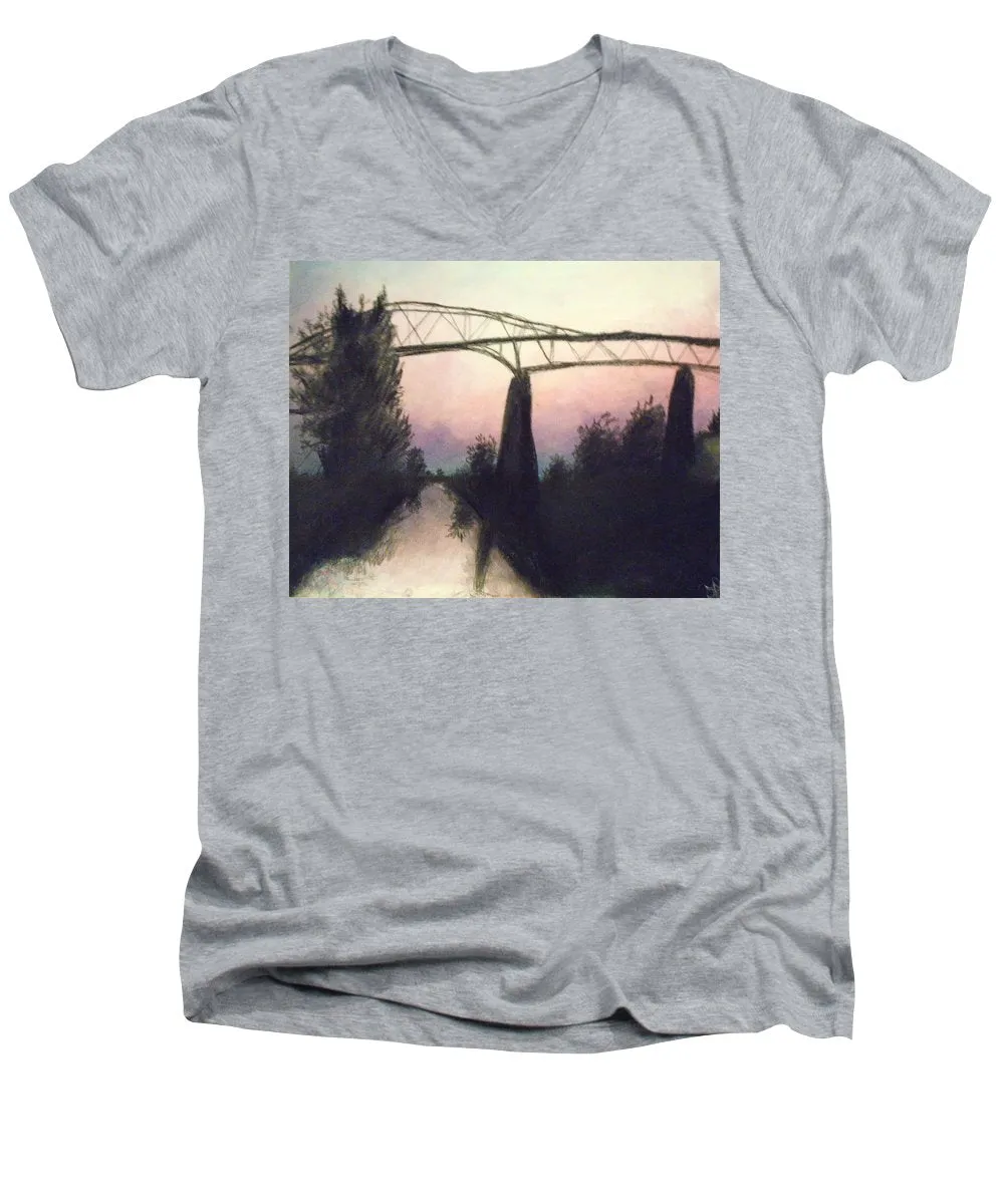 Cornwall's Bridge - Men's V-Neck T-Shirt