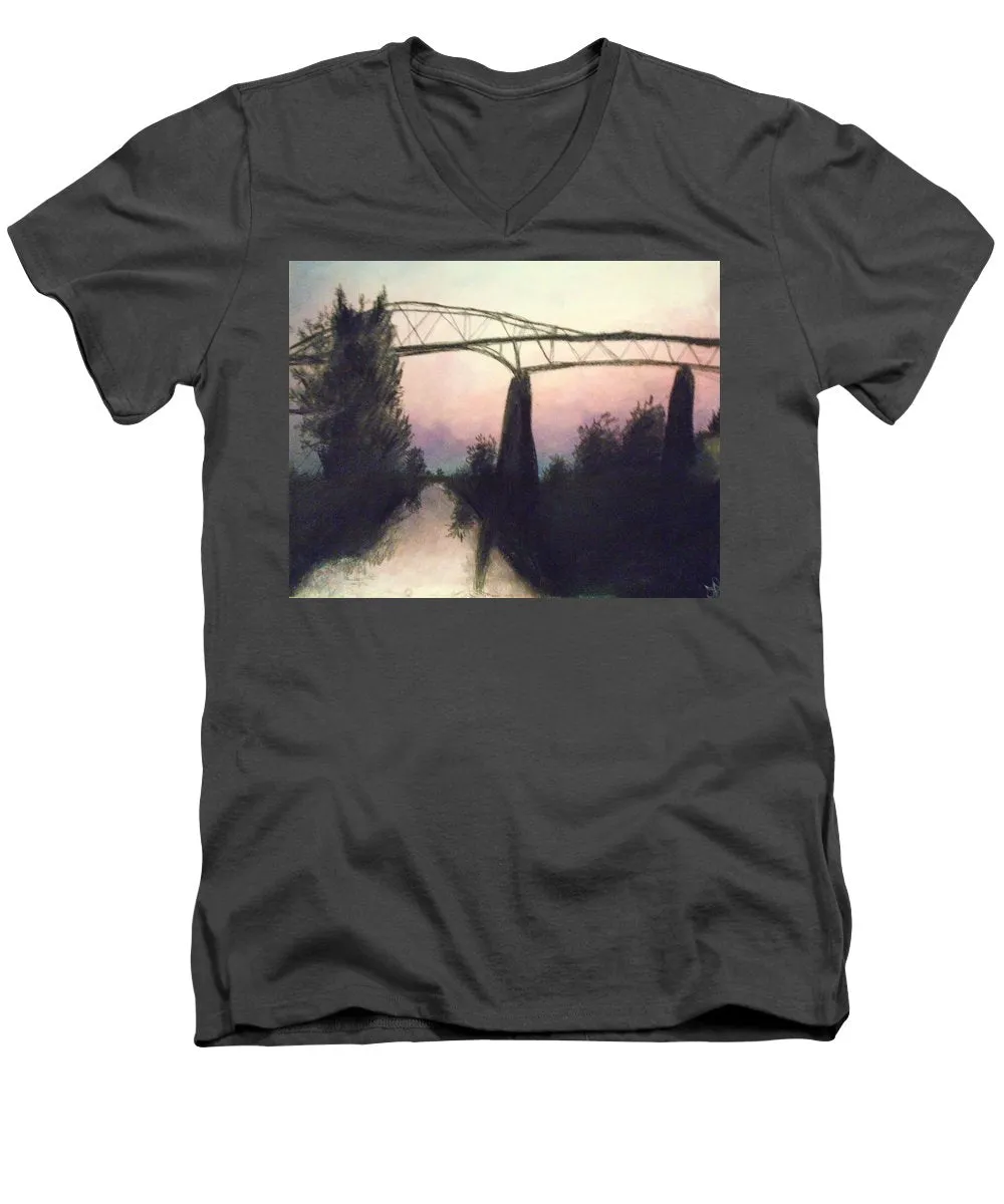 Cornwall's Bridge - Men's V-Neck T-Shirt