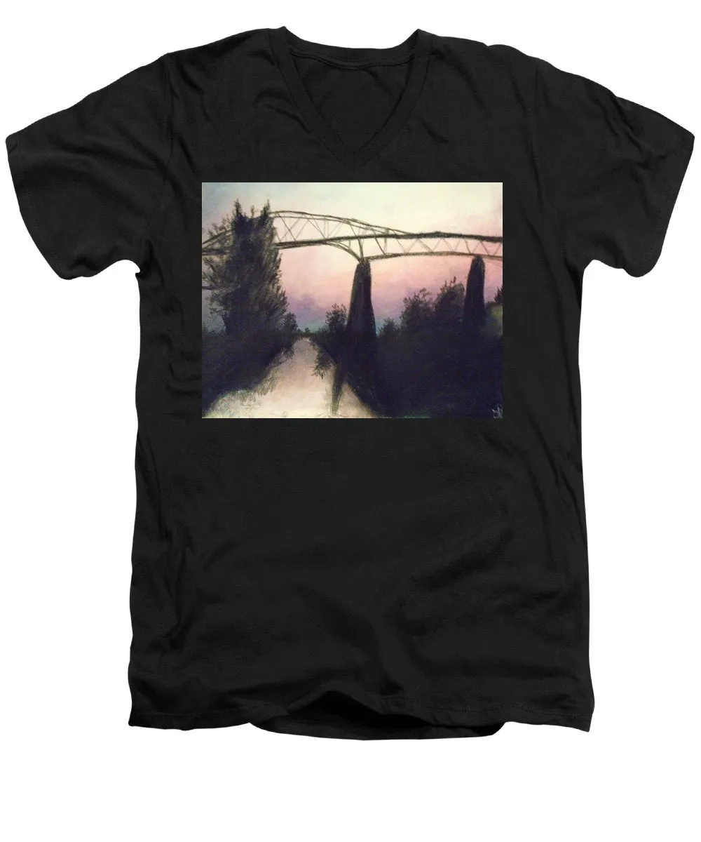 Cornwall's Bridge - Men's V-Neck T-Shirt